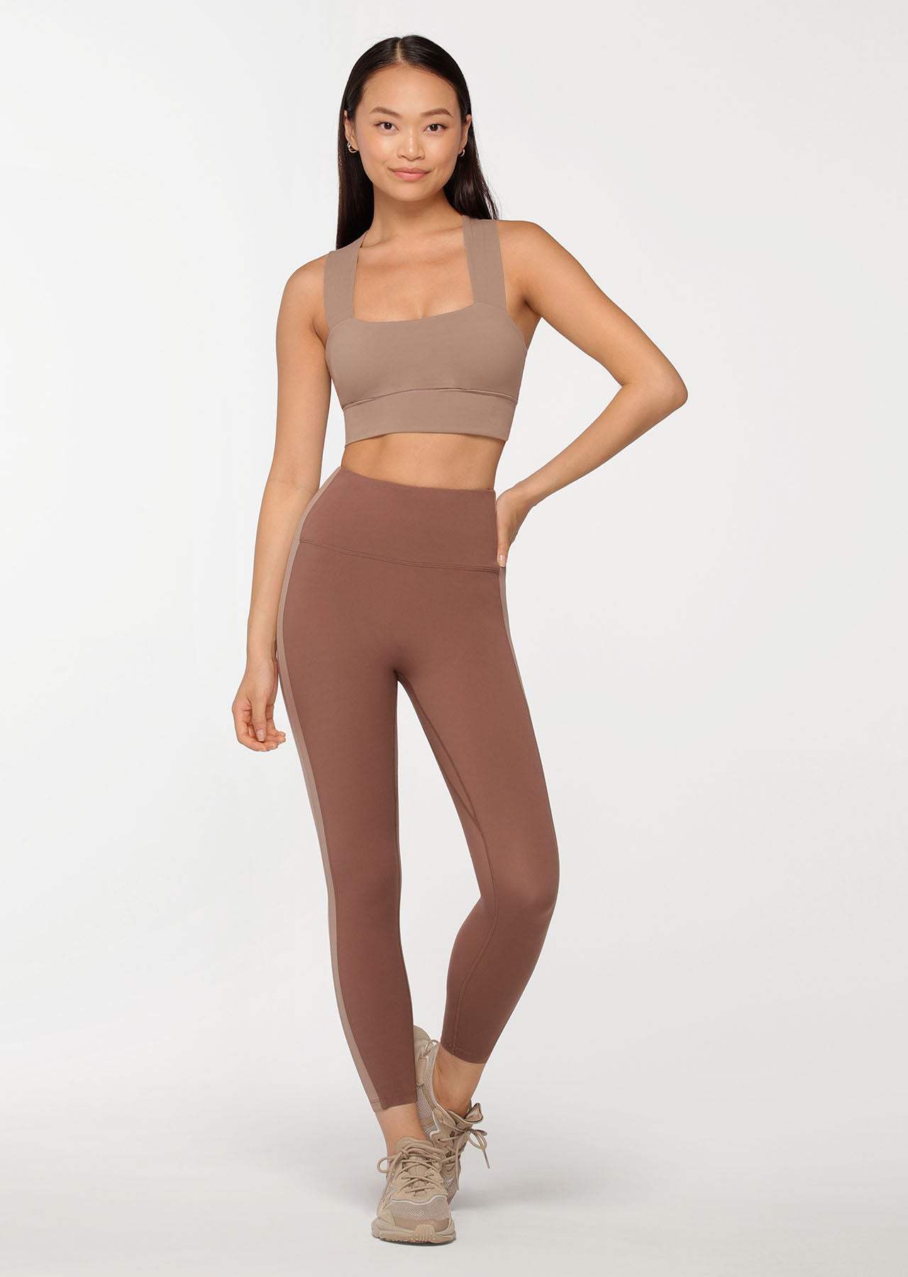 Lorna Jane Sportif Sports Bra - Bone