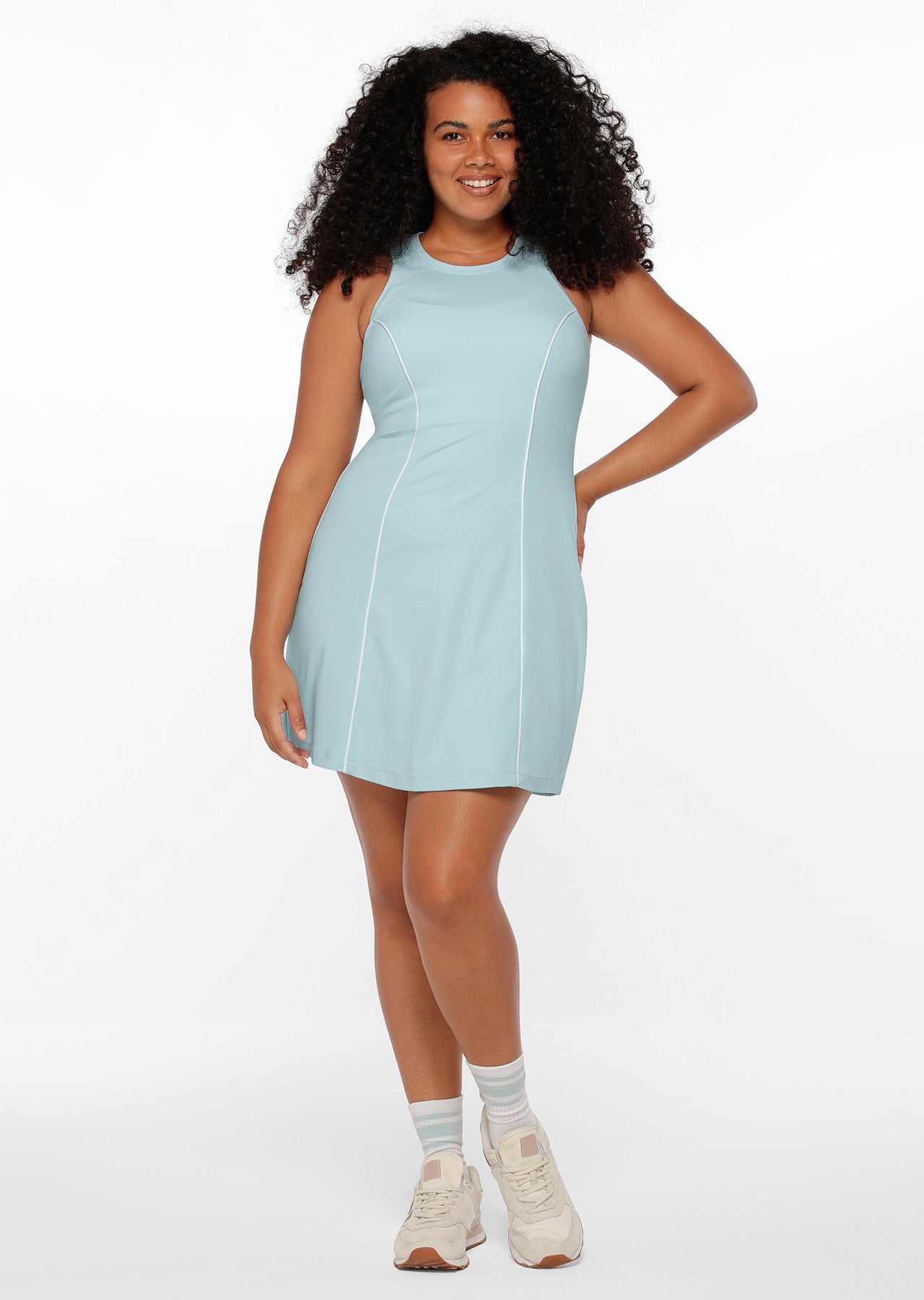 Lorna Jane A-Line Tennis Dress - Blue Sky