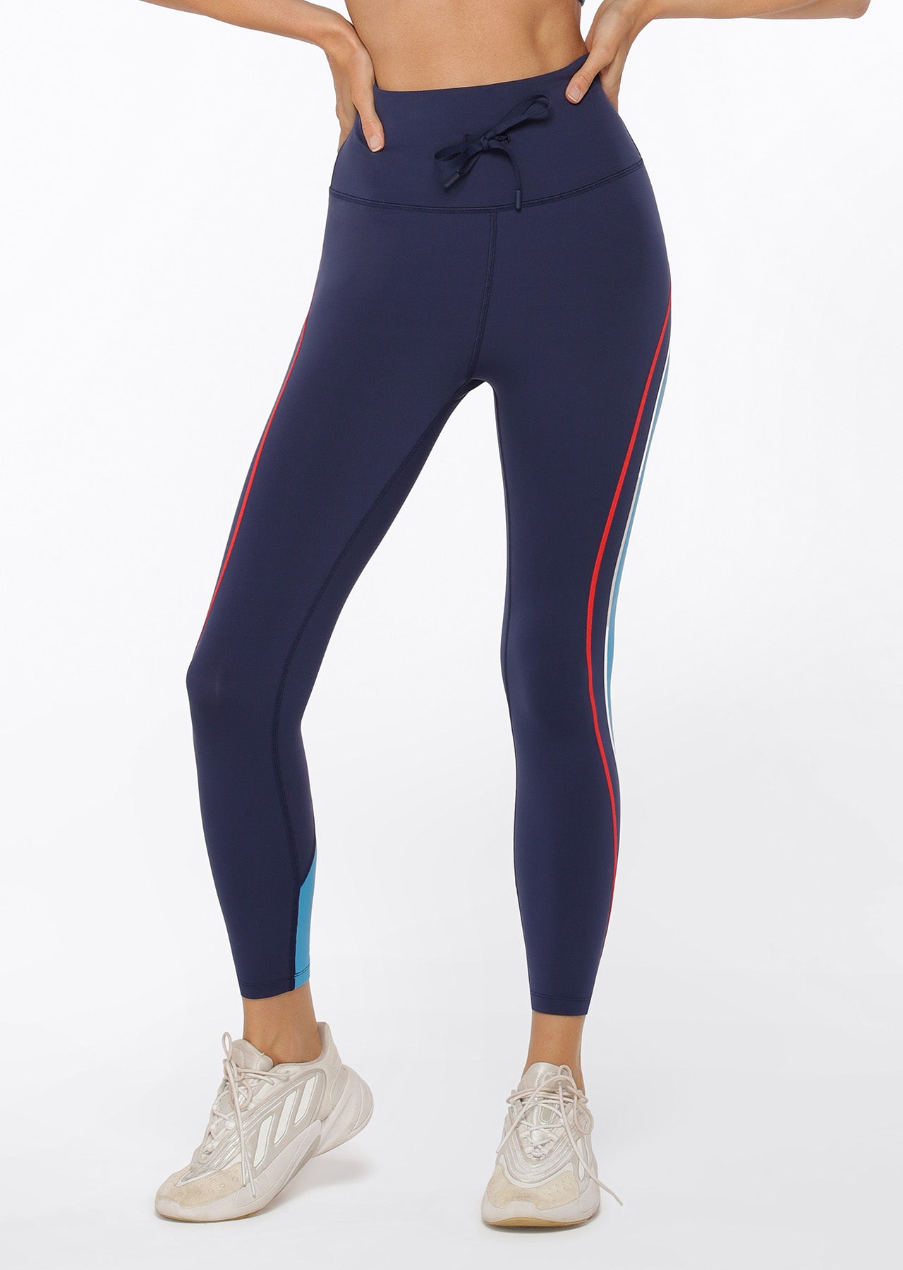 Lorna Jane Victory Core Stability Ankle Biter Leggings - Marine