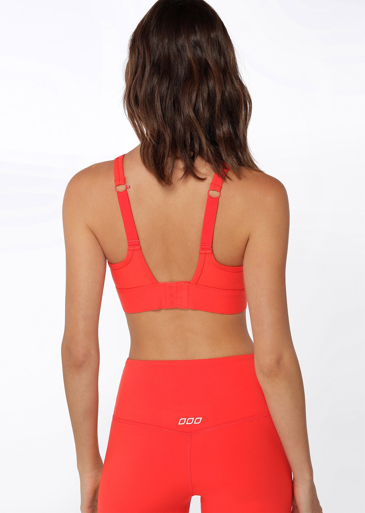 Lorna Jane Amy Maximum Support Sports Bra - Hot Tomato