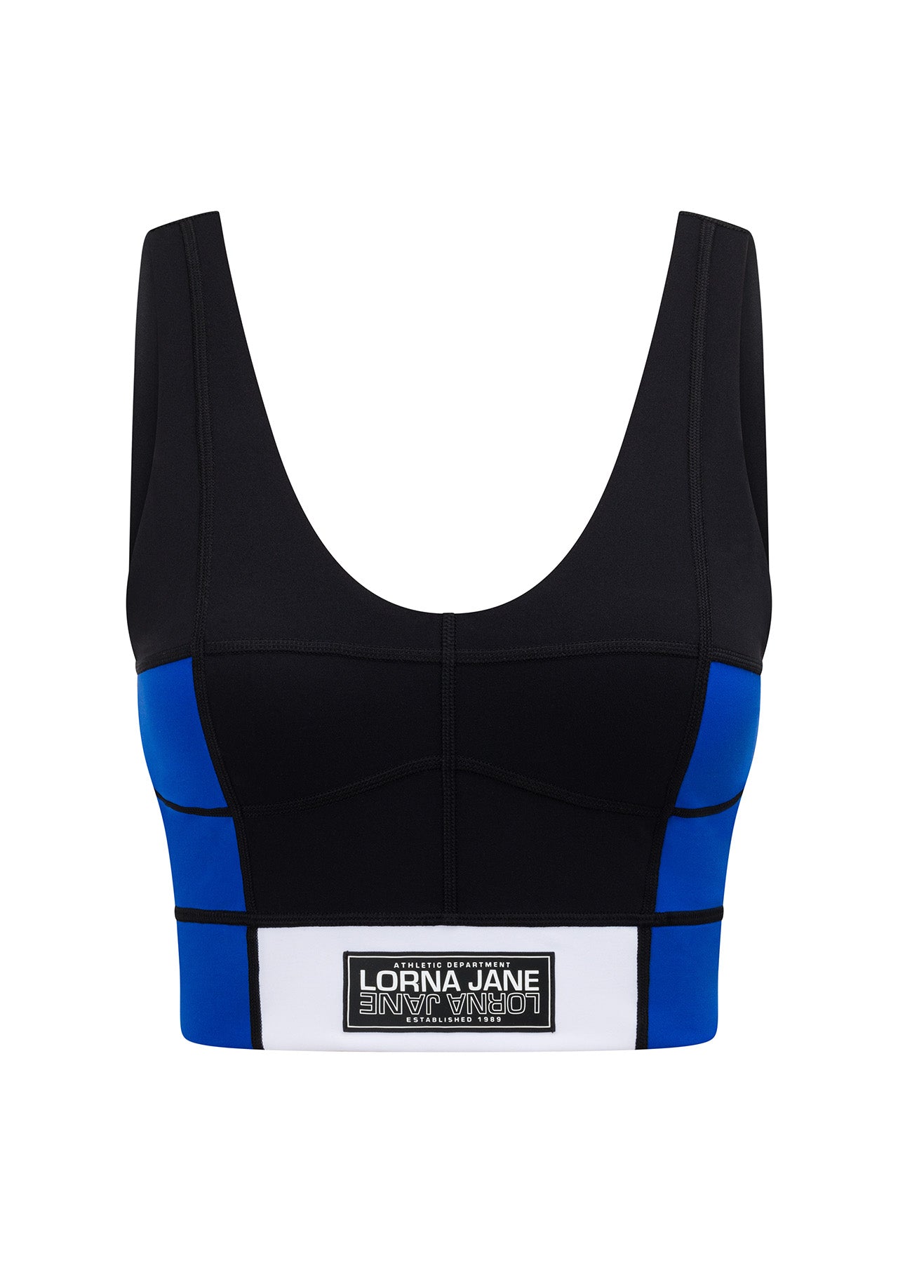 Lorna Jane All Star Recycled Bra Tank Combo - Black Splice