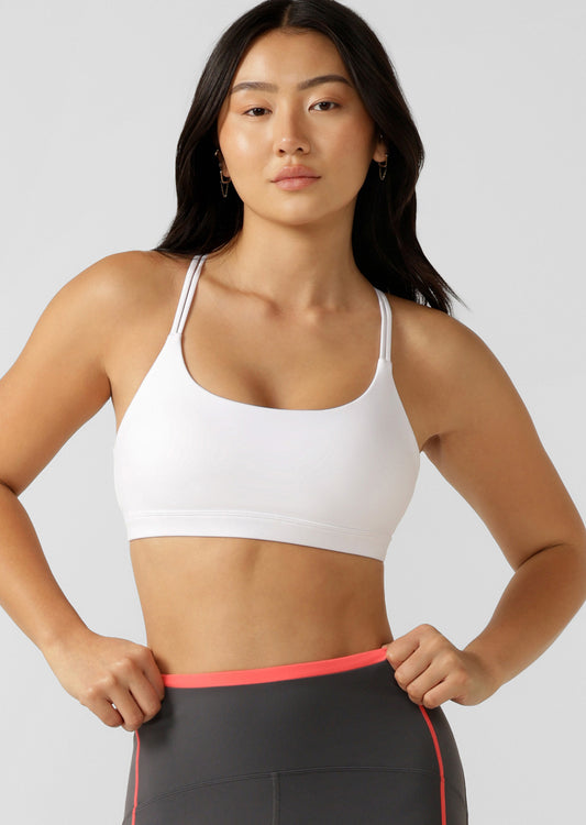 Lorna Jane Hot Shot Sports Bra - White