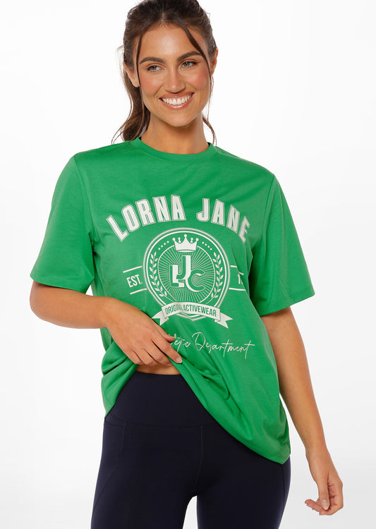 Lorna Jane LJ College Relaxed Tee - Mojito