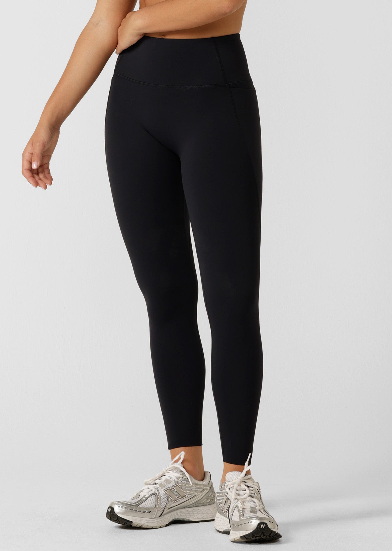 Lorna Jane Agile Recycled  No Ride 3 Pocket Ankle Biter Leggings - Midnight Blue