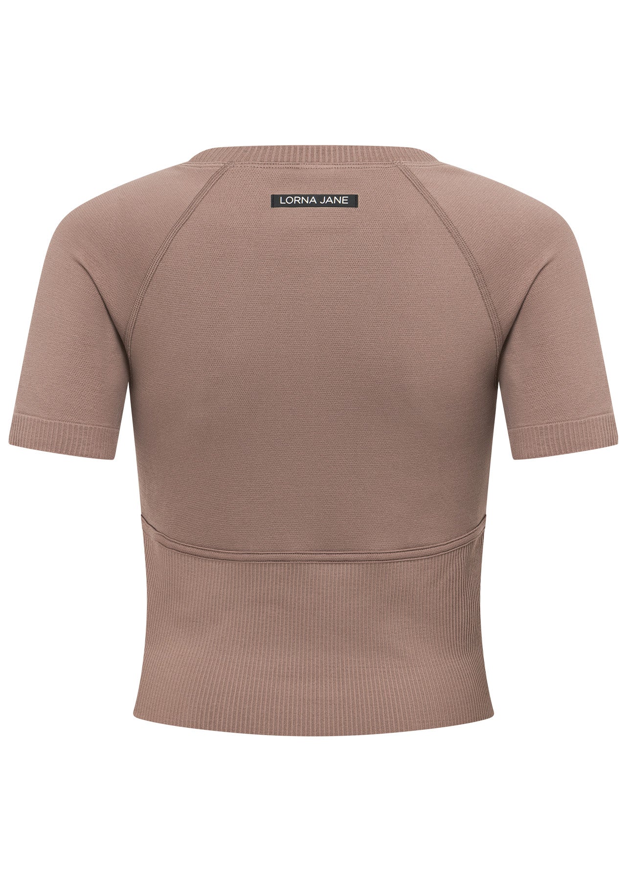 Lorna Jane Seamless Contour Short Sleeve Top - Bone