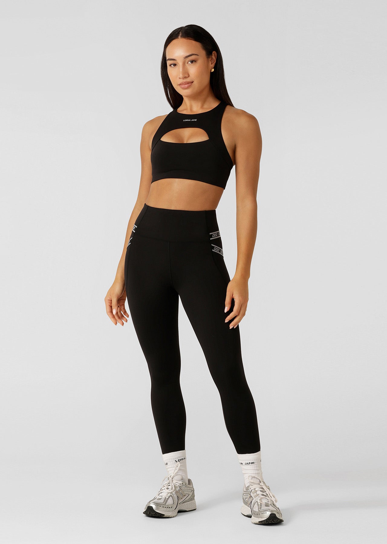 Lorna Jane All Time Pocket Ankle Biter Leggings - Black