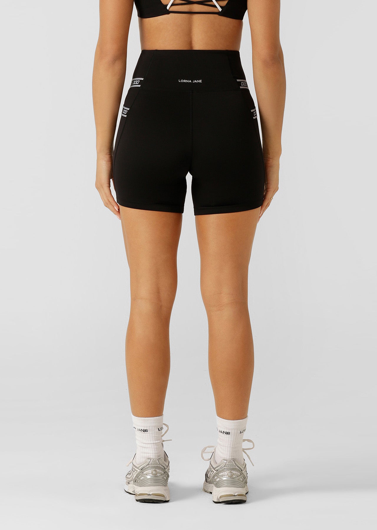 Lorna Jane All Time Pocket 14cm Bike Shorts - Black