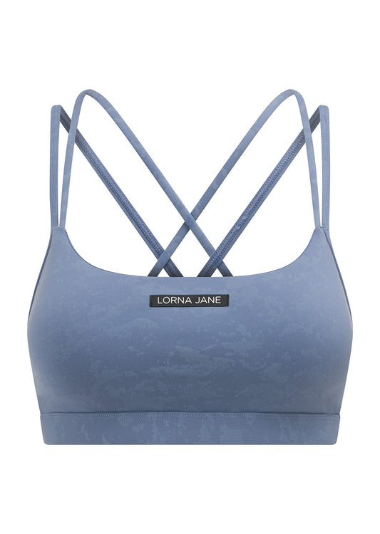Lorna Jane In And Out Sports Bra - Washed Misty Blue
