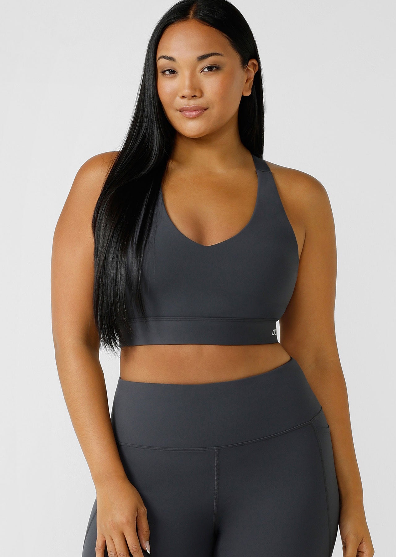 Lorna Jane Amy Sports Bra - Titanium