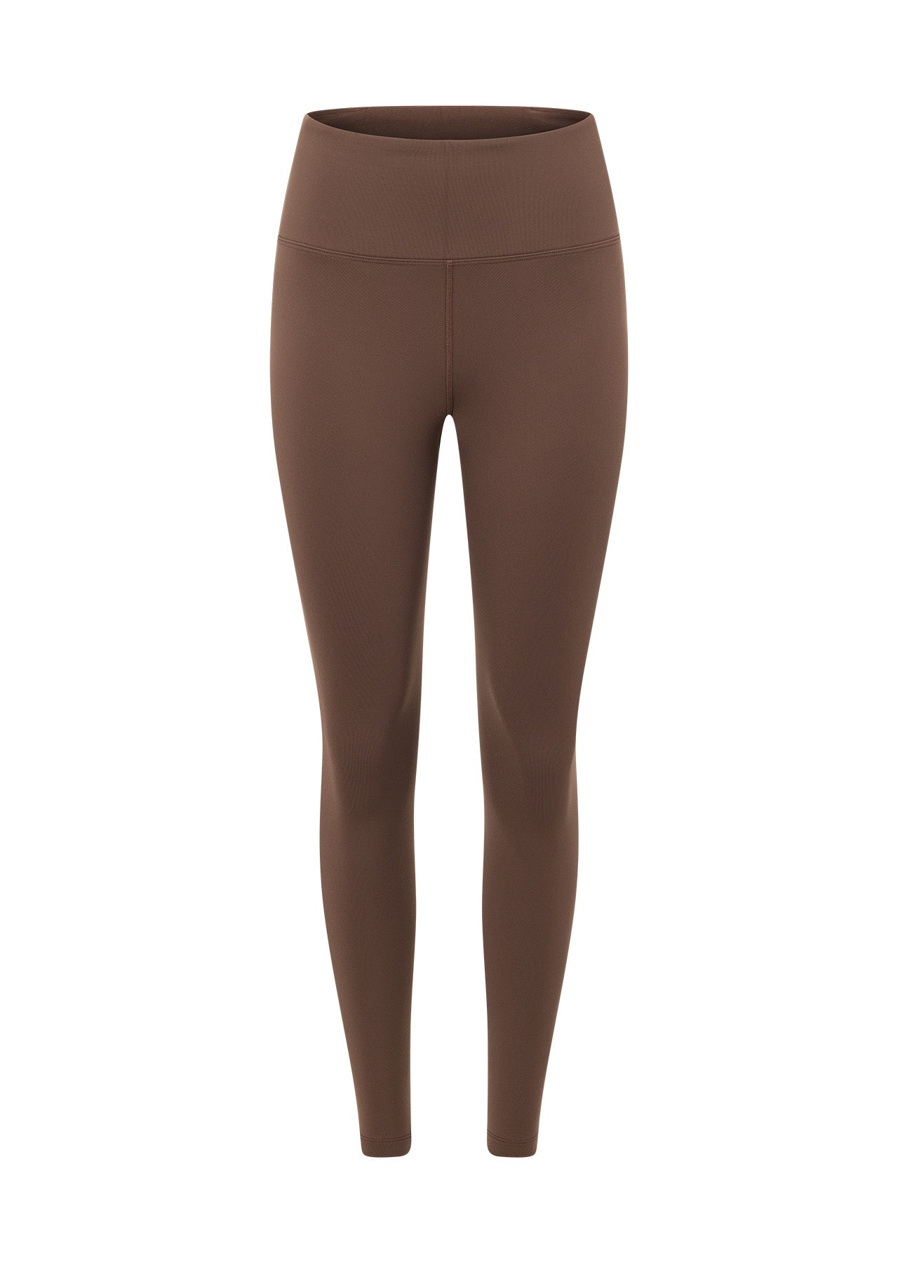 Lorna Jane All Day Lotus Thermal No Chafe Full Length Leggings - Chocolate