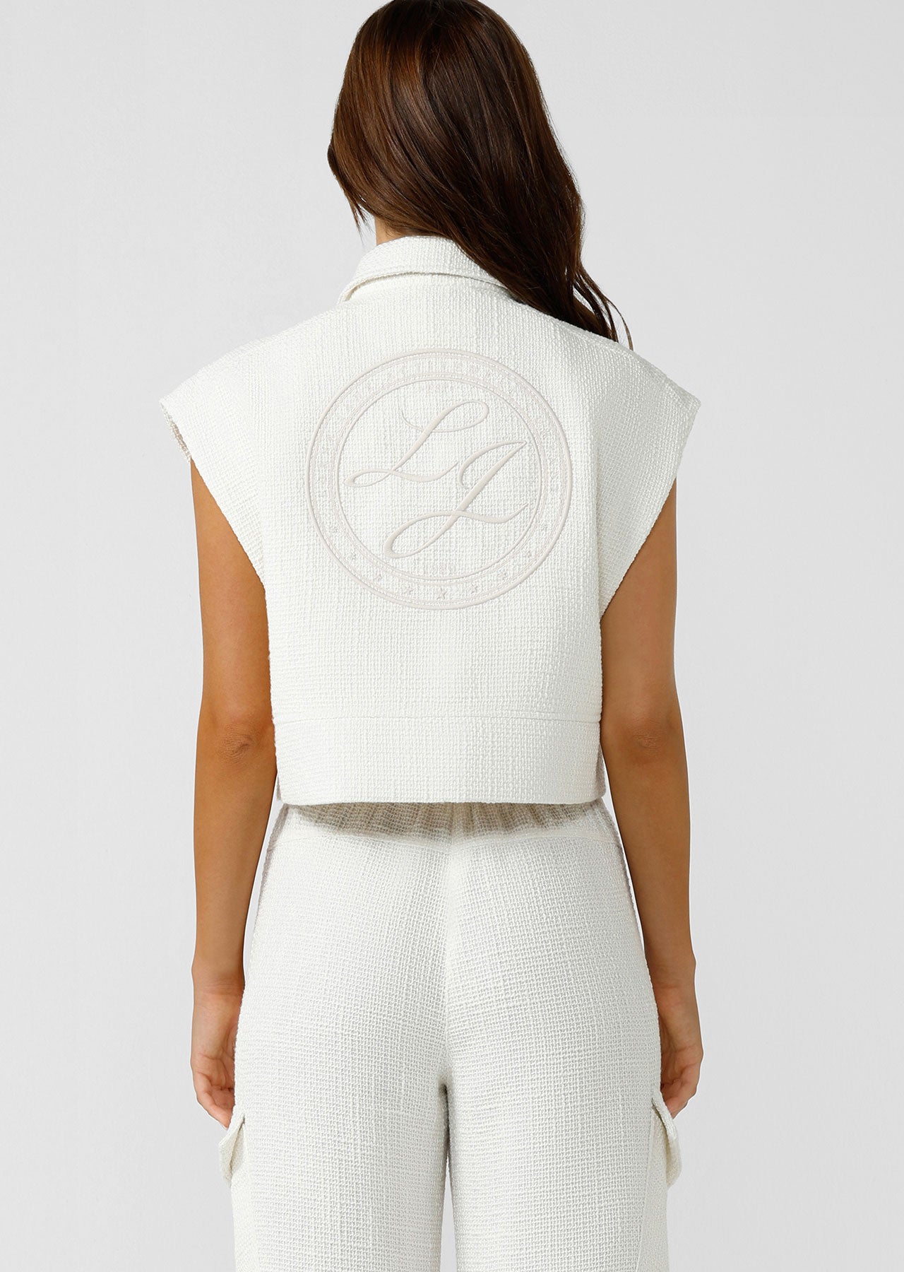 Lorna Jane Apres Sport Boucle Vest - Porcelain