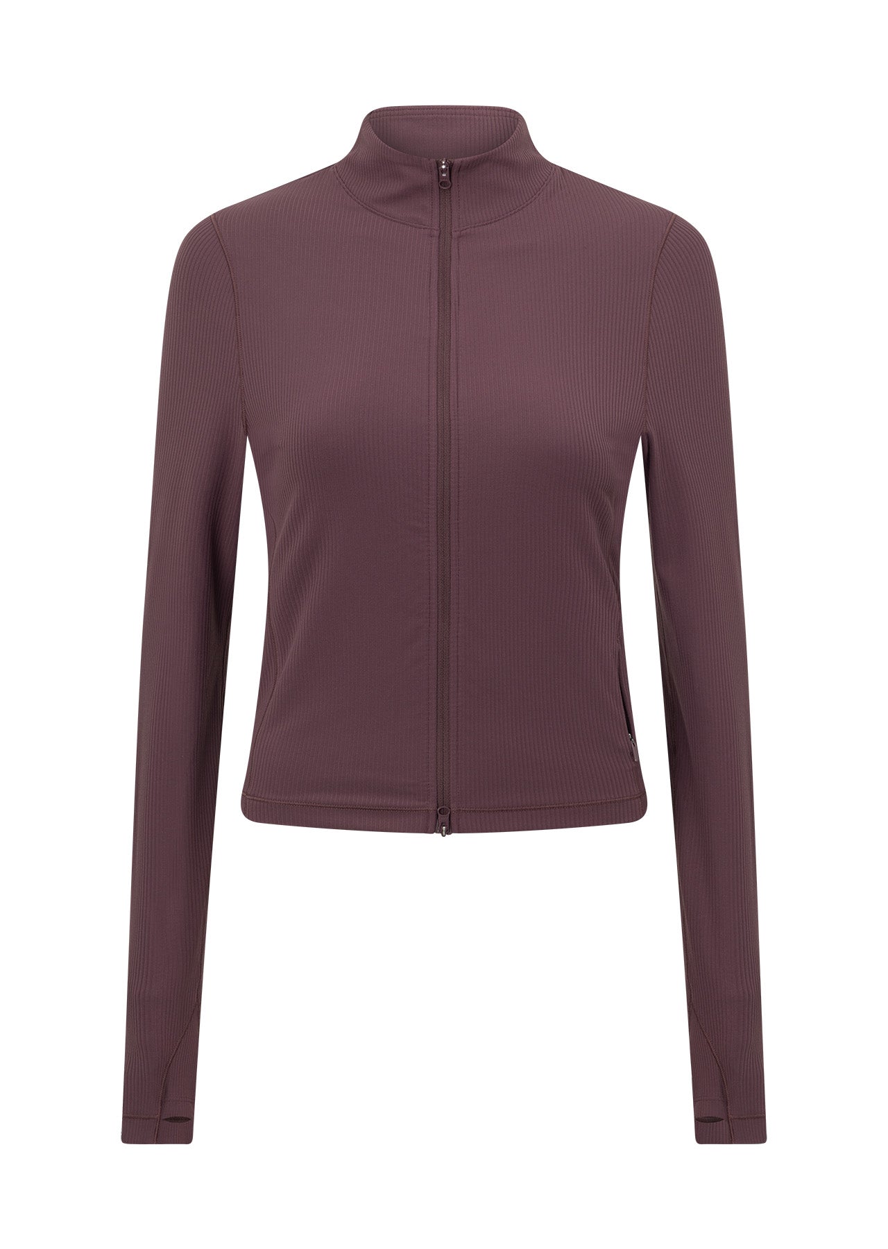 Lorna Jane All Star Active Rib Zip Through Jacket - Amethyst Shadow