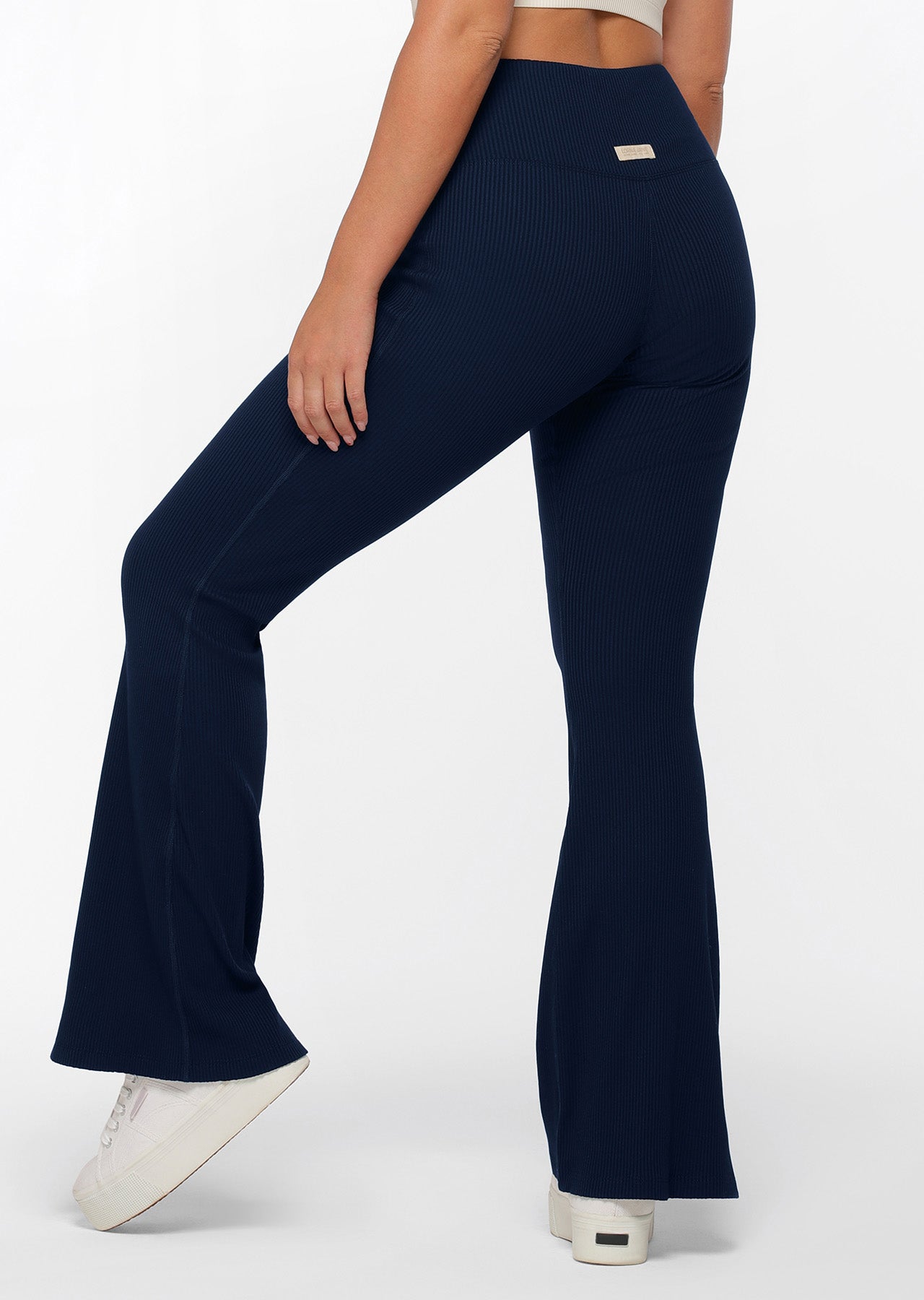 Lorna Jane Athleisure Rib Flares - French Navy