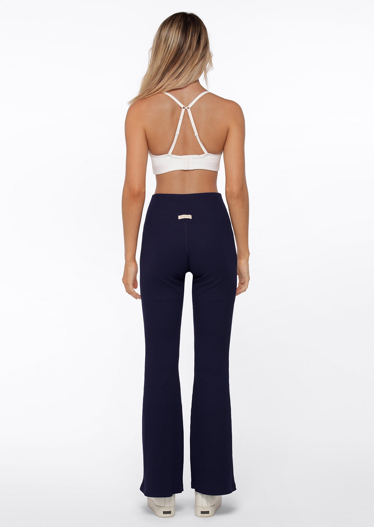 Lorna Jane Athleisure Rib Flares - French Navy