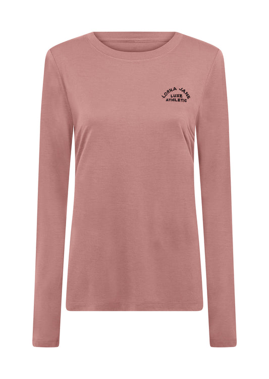 Lorna Jane Lotus Long Sleeve Top - Wild Rose