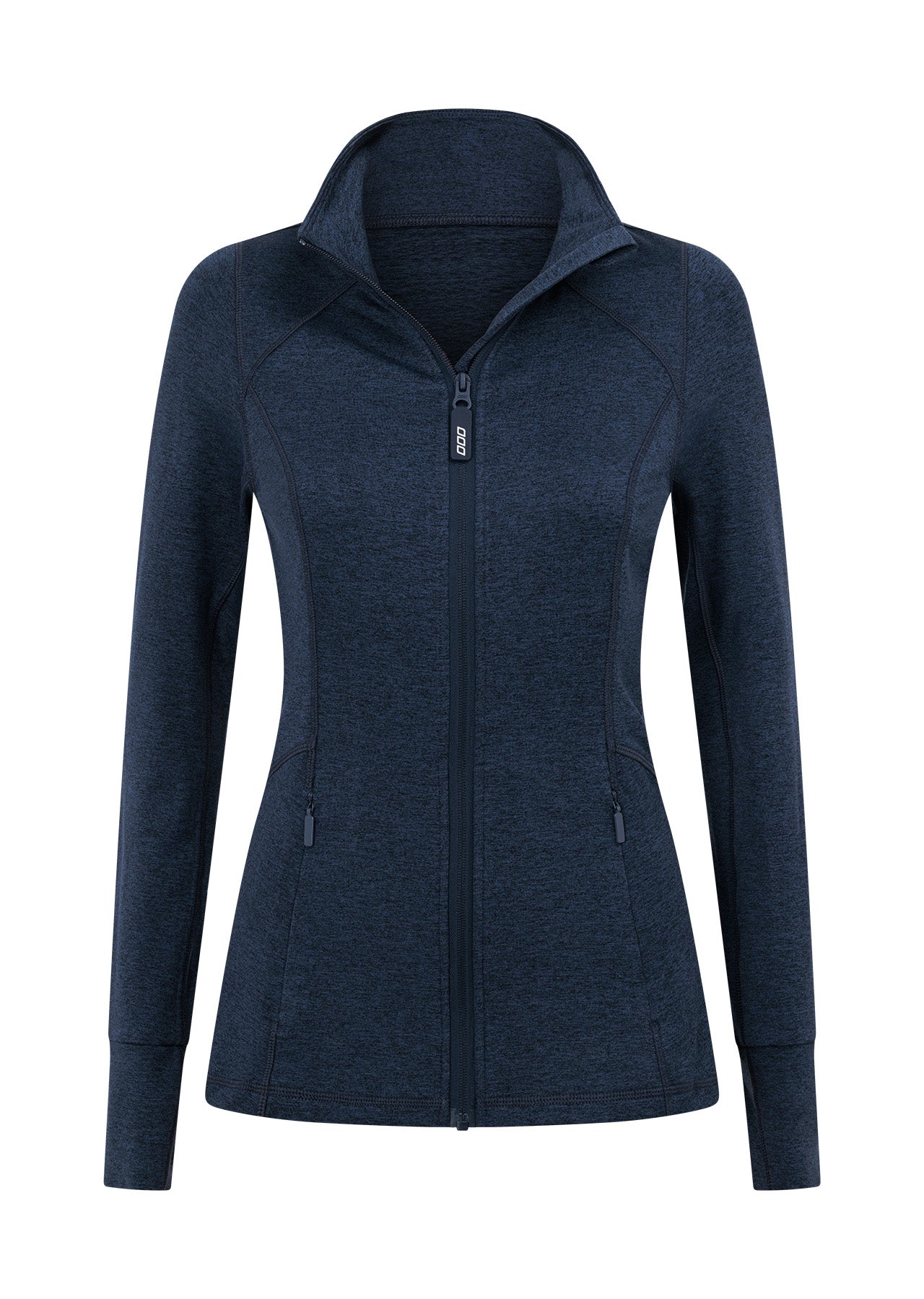 Lorna Jane Active Zip Thru Jacket - French Navy Marl