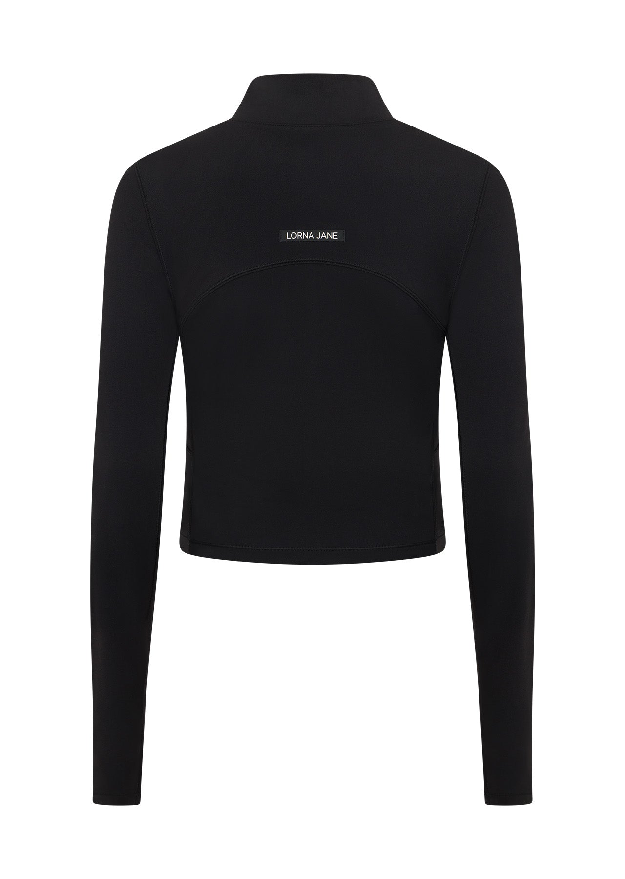 Lorna Jane All Star Active Cropped 1/2 Zip - Black