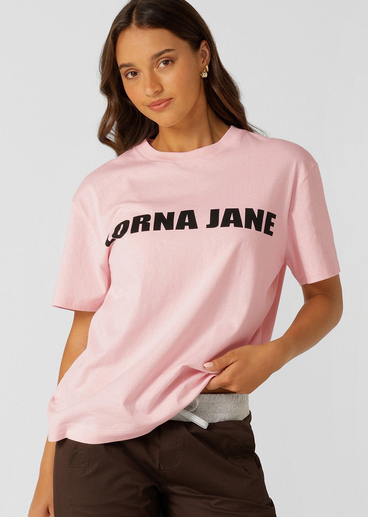 Lorna Jane Lorna Logo T-shirt - Pale Peony