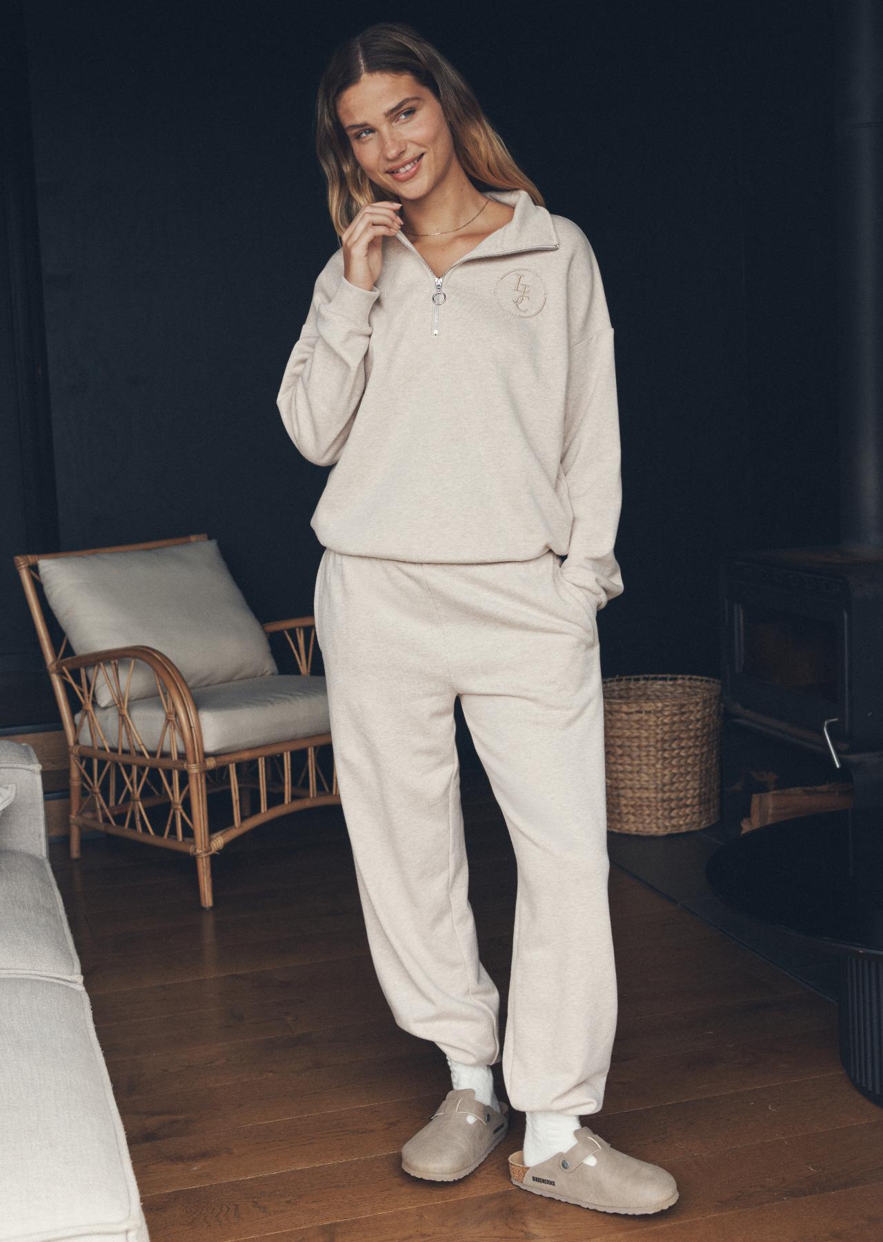 Lorna Jane LJC Heritage Sweatpants - Oat Marl