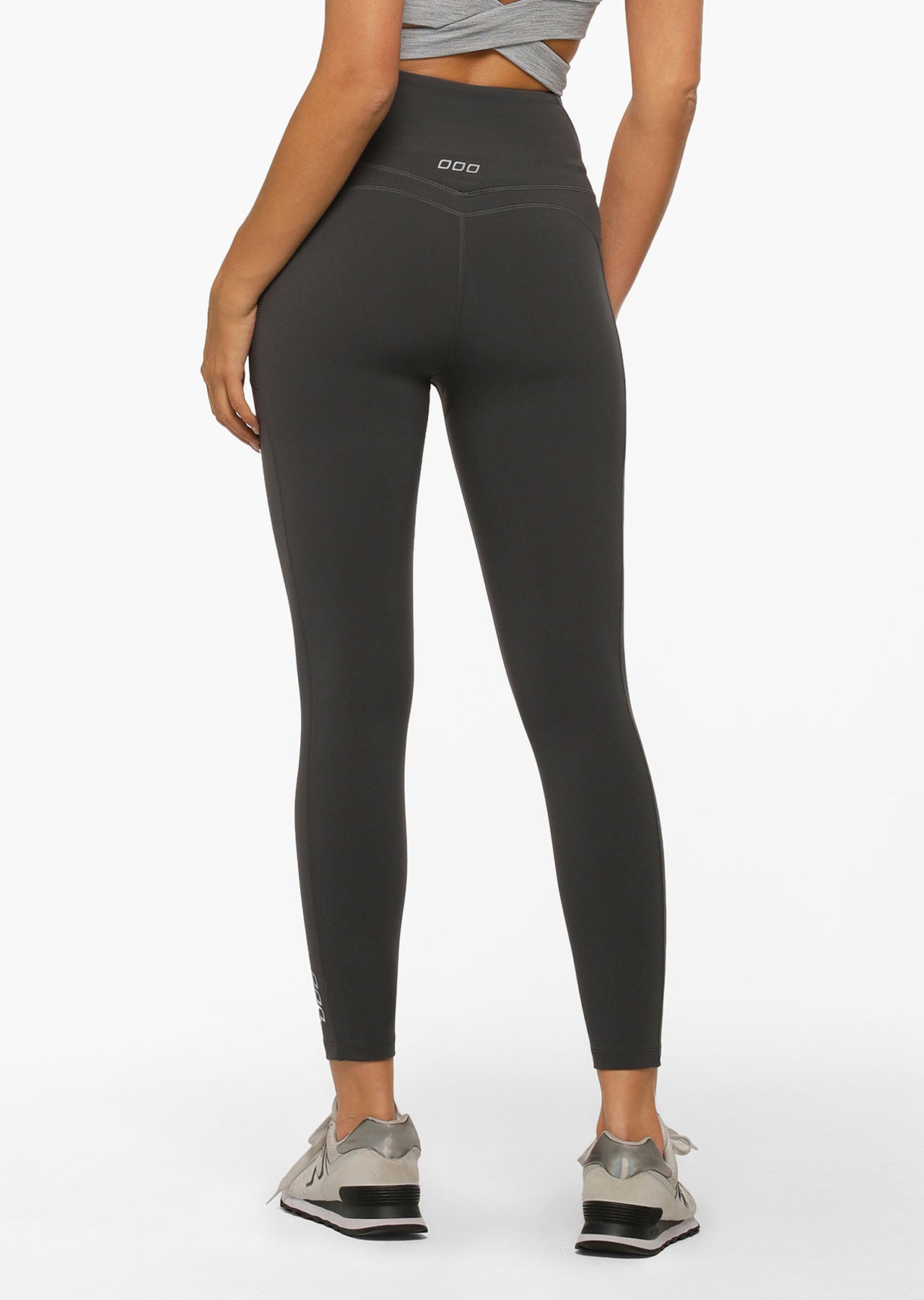 Lorna Jane Asset Phone Pocket Ankle Biter Leggings - Titanium