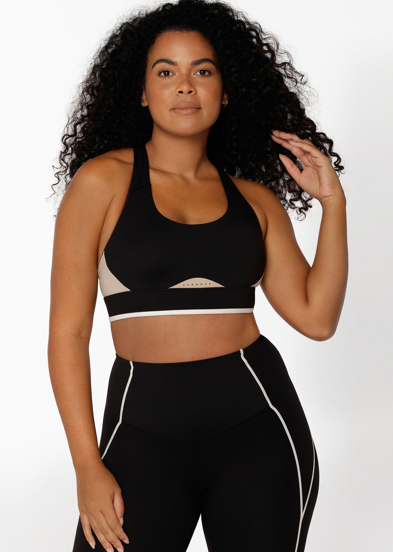 Lorna Jane Amplify Bonded Sports Bra - Black