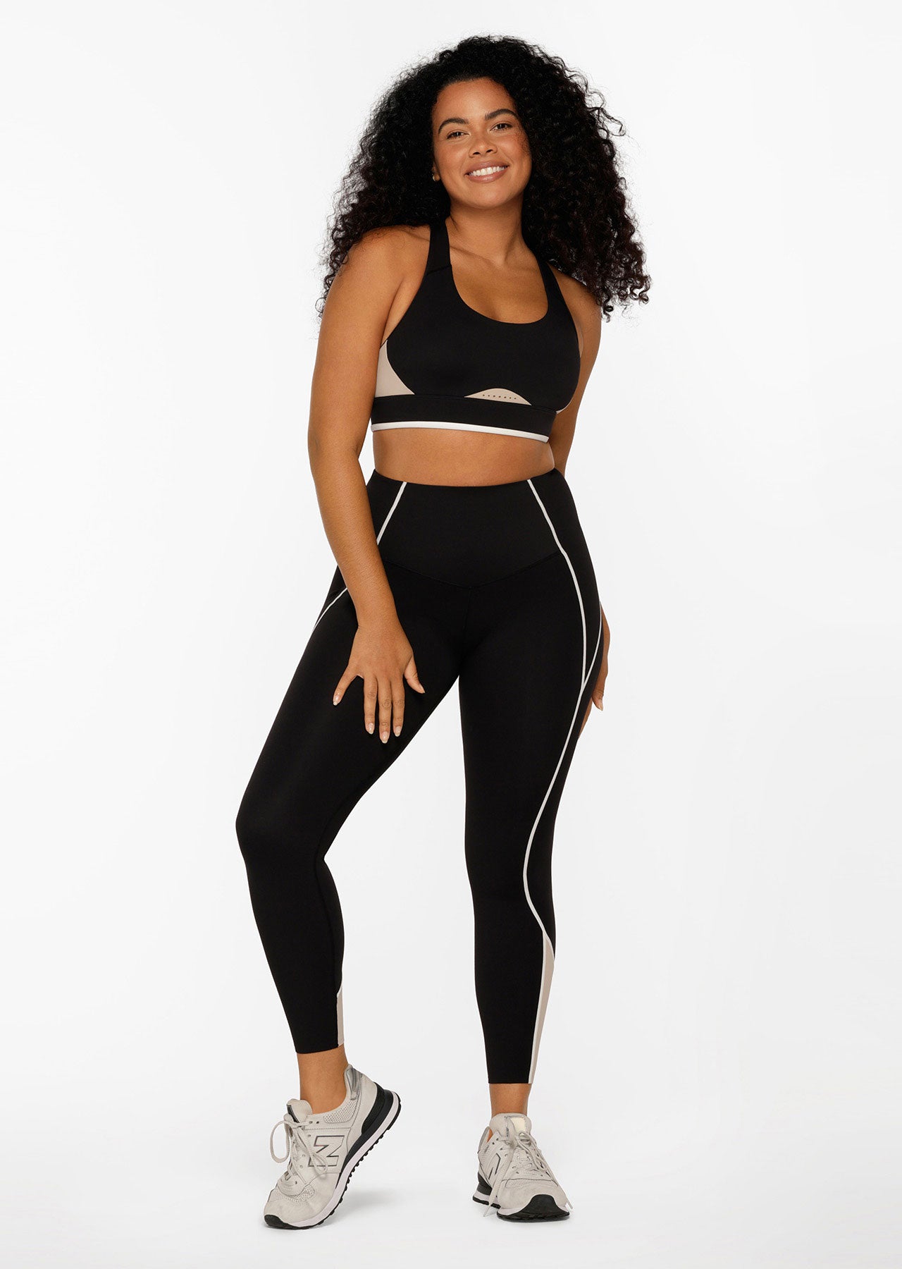 Lorna Jane Amplify Bonded Pocket Ankle Biter Leggings - Black