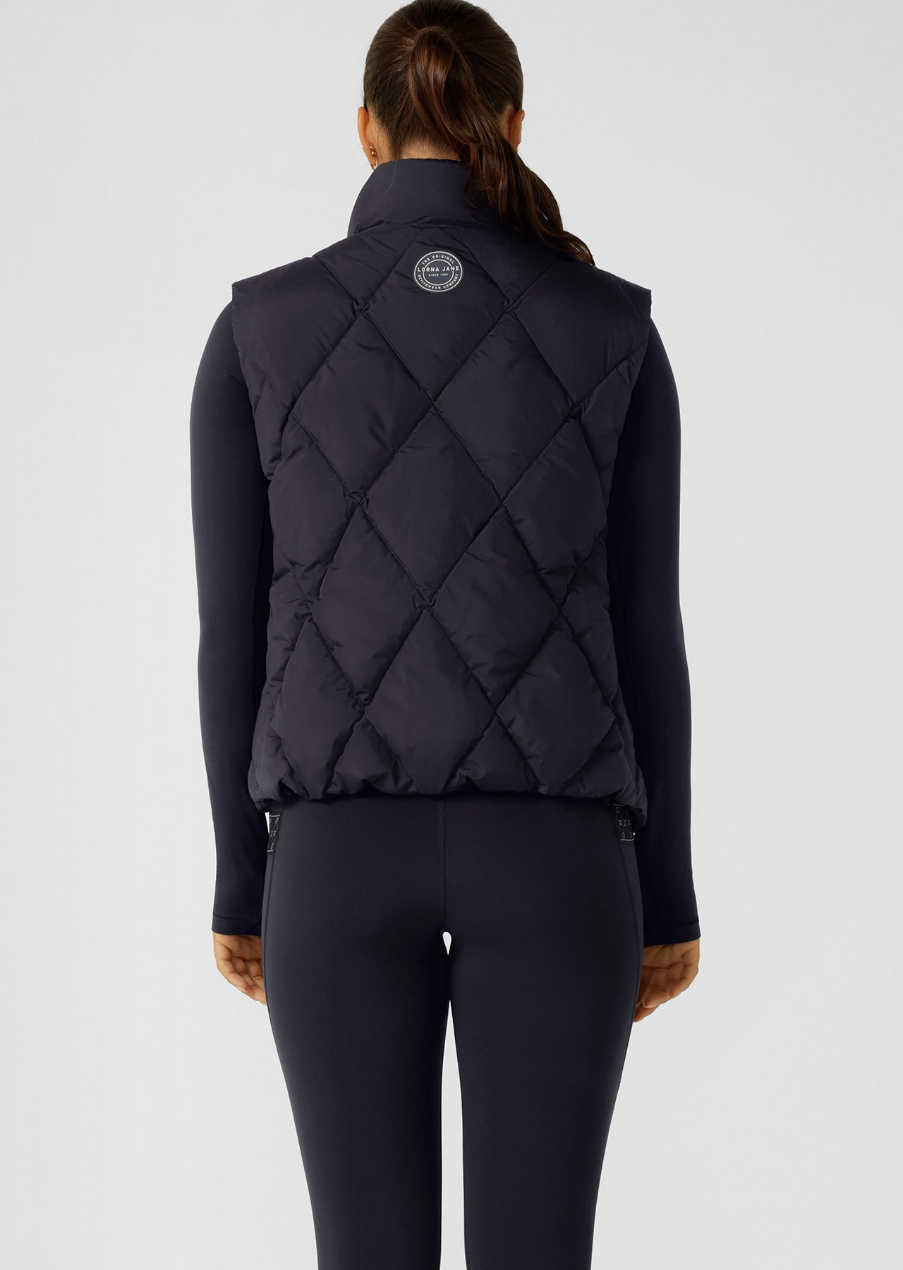 Lorna Jane Winter Warmth Puffer Vest - Midnight Blue