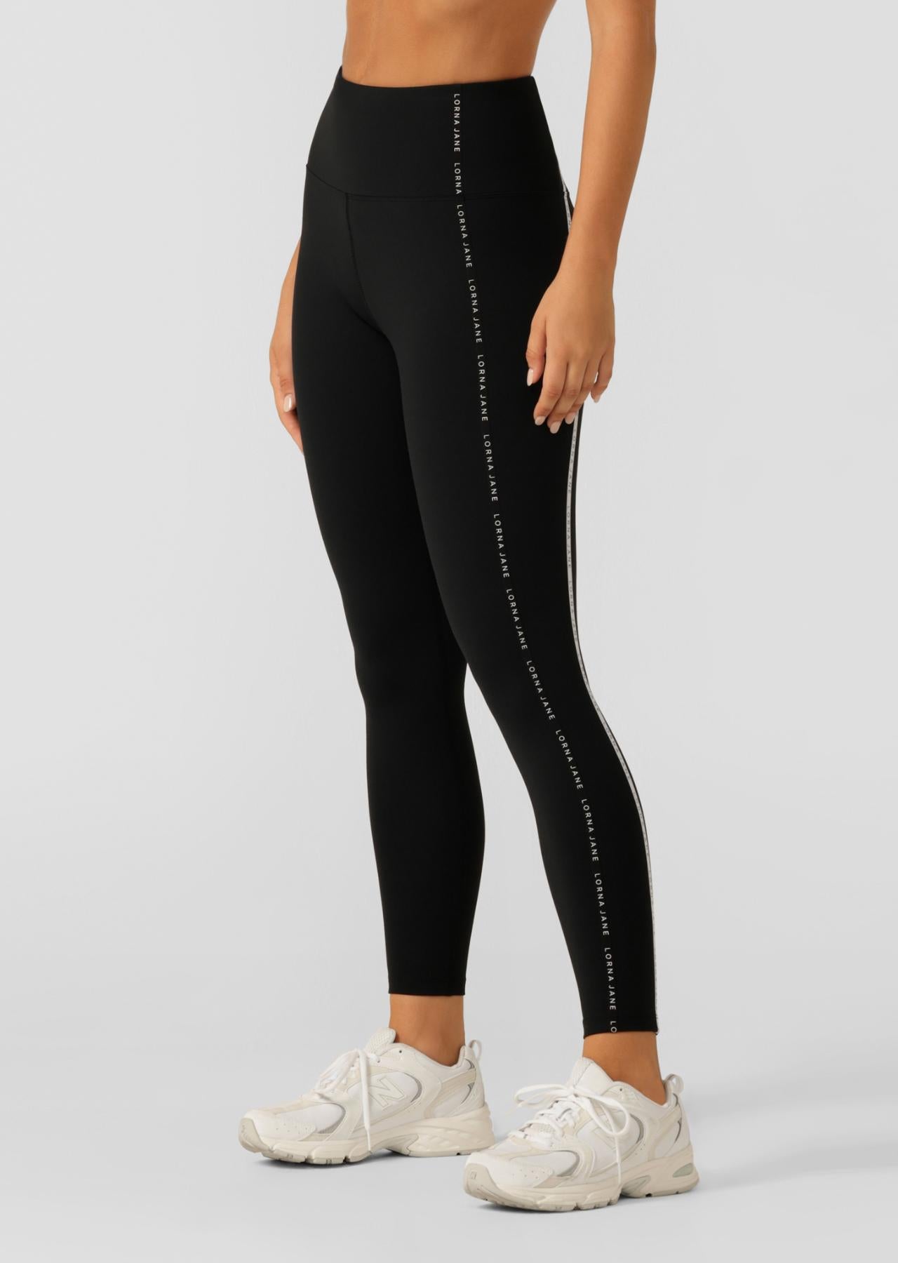 Lorna Jane All Elements Full Length Thermal Leggings - Black