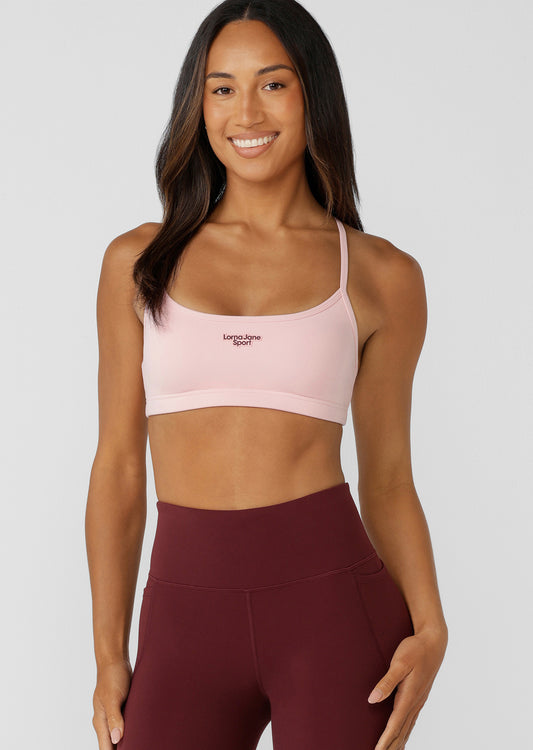 Lorna Jane Limited Edition Sammy Sports Bra - Wisteria Pink
