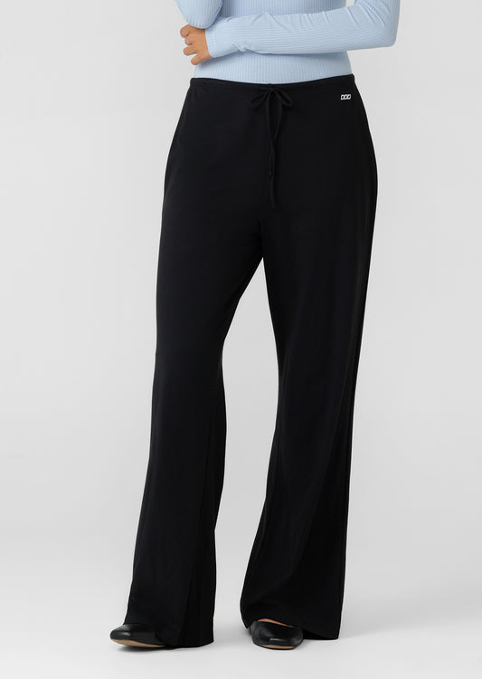 Lorna Jane Luxe Lounge Wide Leg Pants - Black