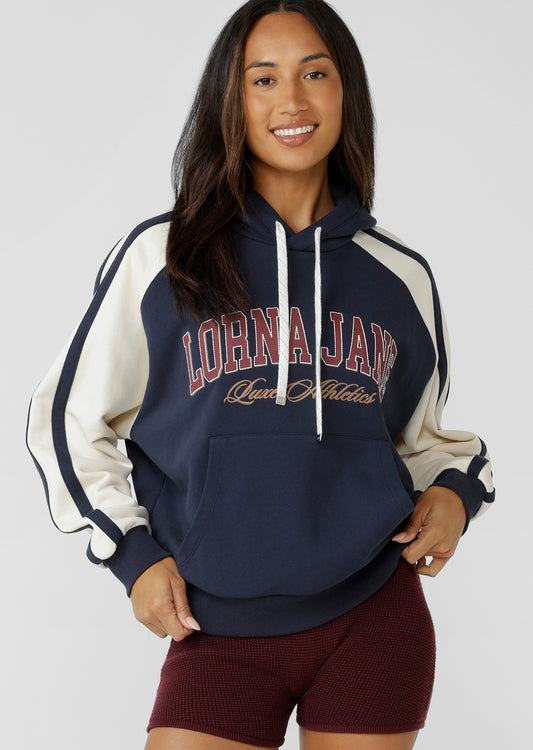 Lorna Jane Victory Hoodie - Platinum Navy