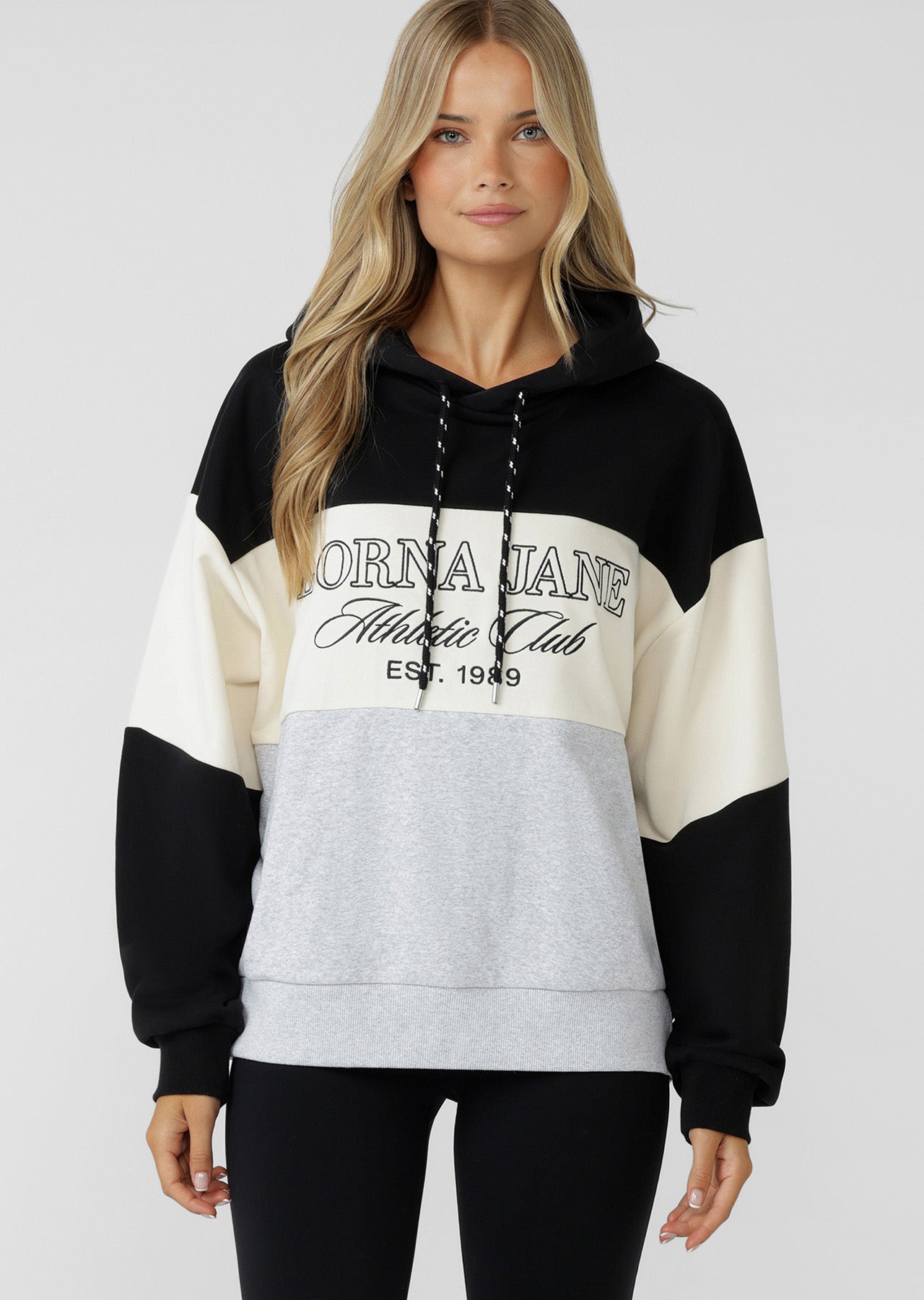 Lorna Jane Luxe Athletics Hoodie - Black Multi