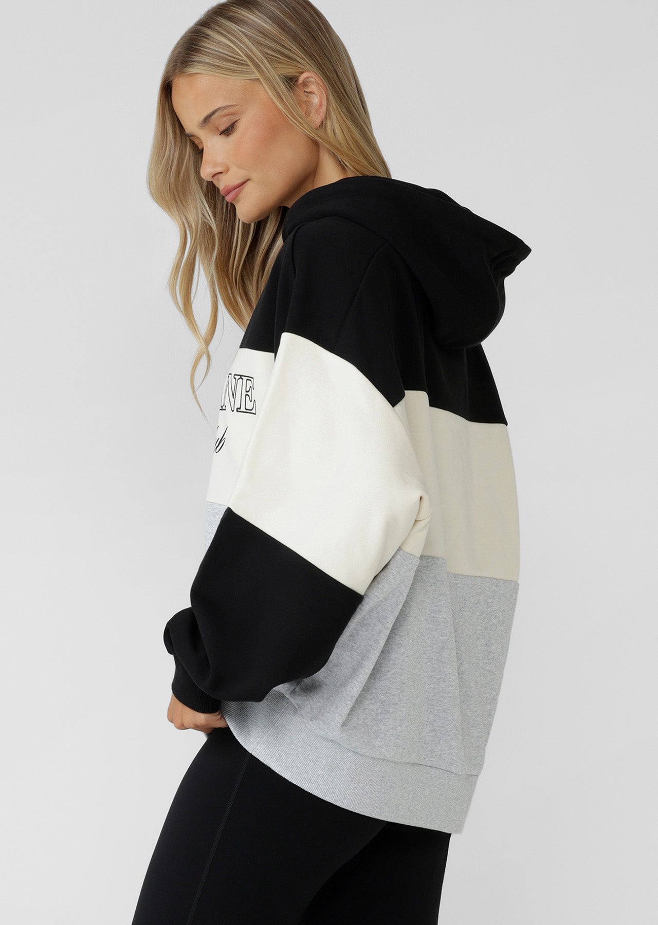 Lorna Jane Luxe Athletics Hoodie - Black Multi