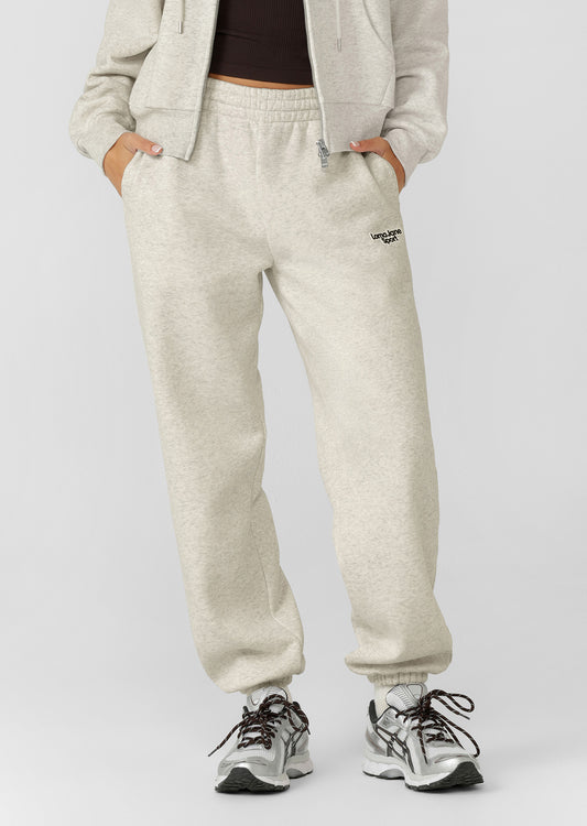 Lorna Jane Sport Mode Sweatpants - Chalk Marl