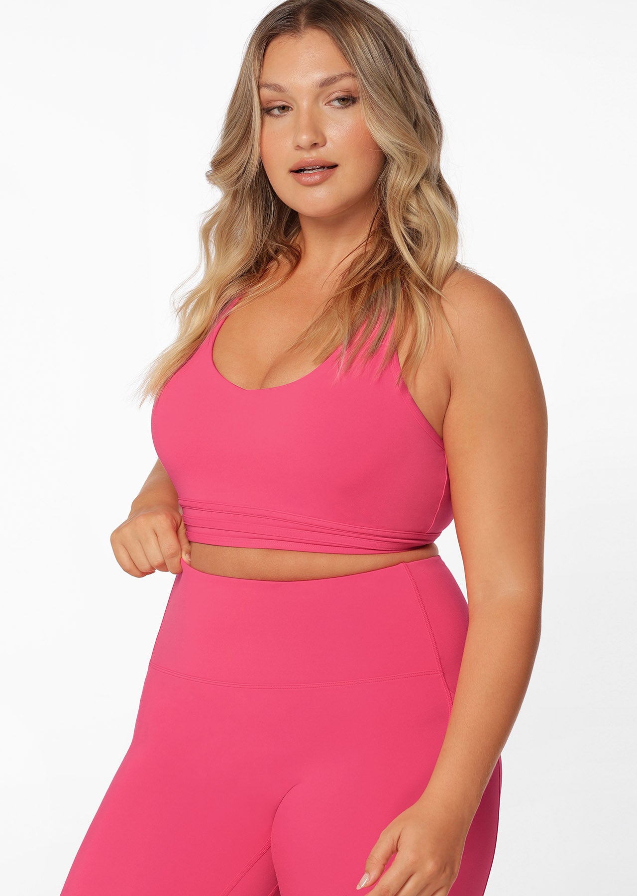 Lorna Jane Be Active Recycled Sports Bra - Rose Pink