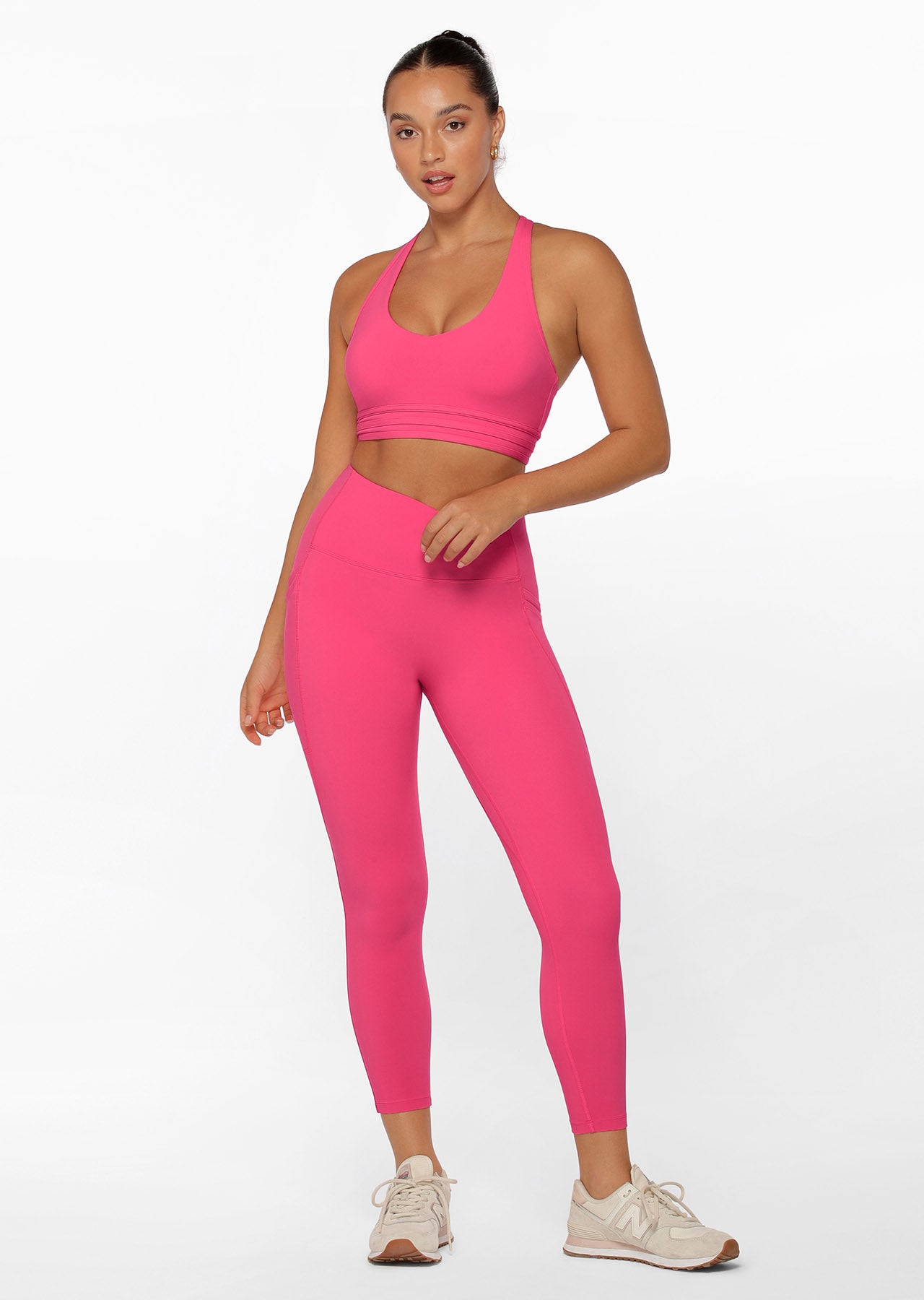 Lorna Jane Be Active Recycled Sports Bra - Rose Pink