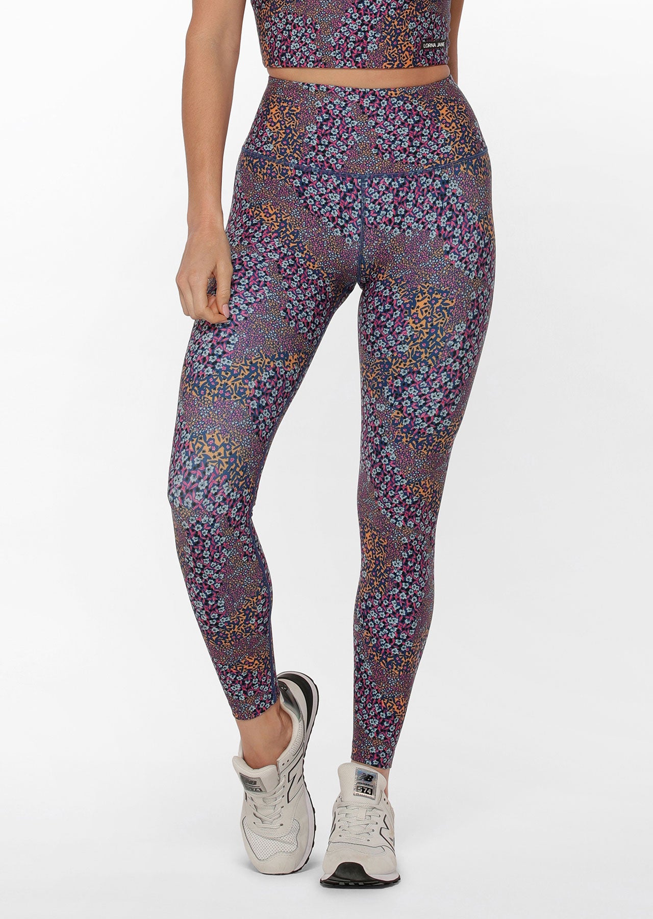Lorna Jane Midnight Ditsy Full Length Leggings - Midnight Ditsy Print