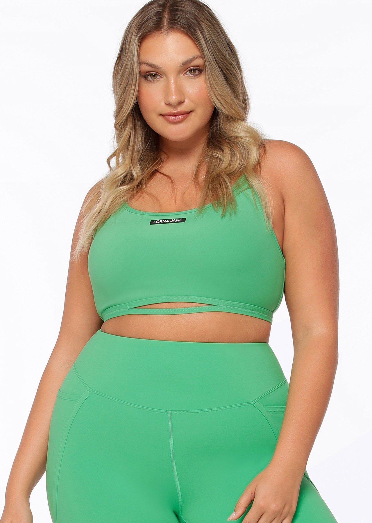 Lorna Jane Rebound Recycled Sports Bra - Mojito