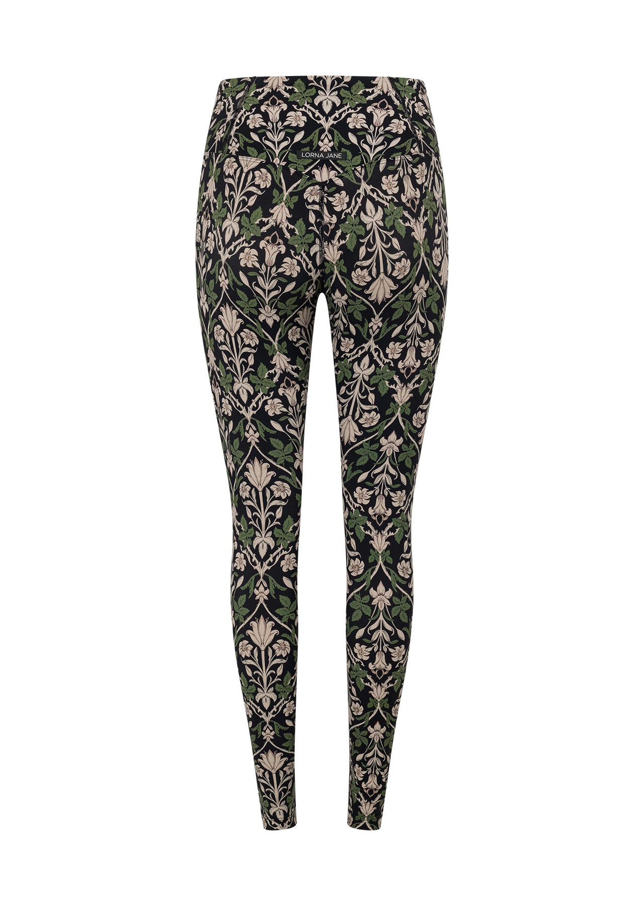 Lorna Jane Botanical Pocket Full Length Leggings - Collegiate Floral Print