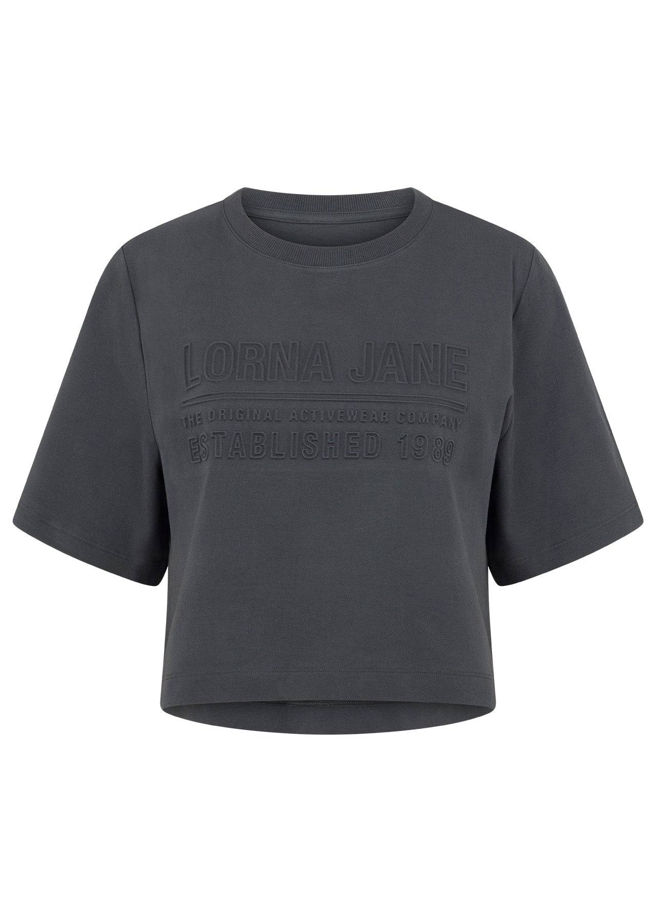 Lorna Jane Authentic Classic Tee - Titanium