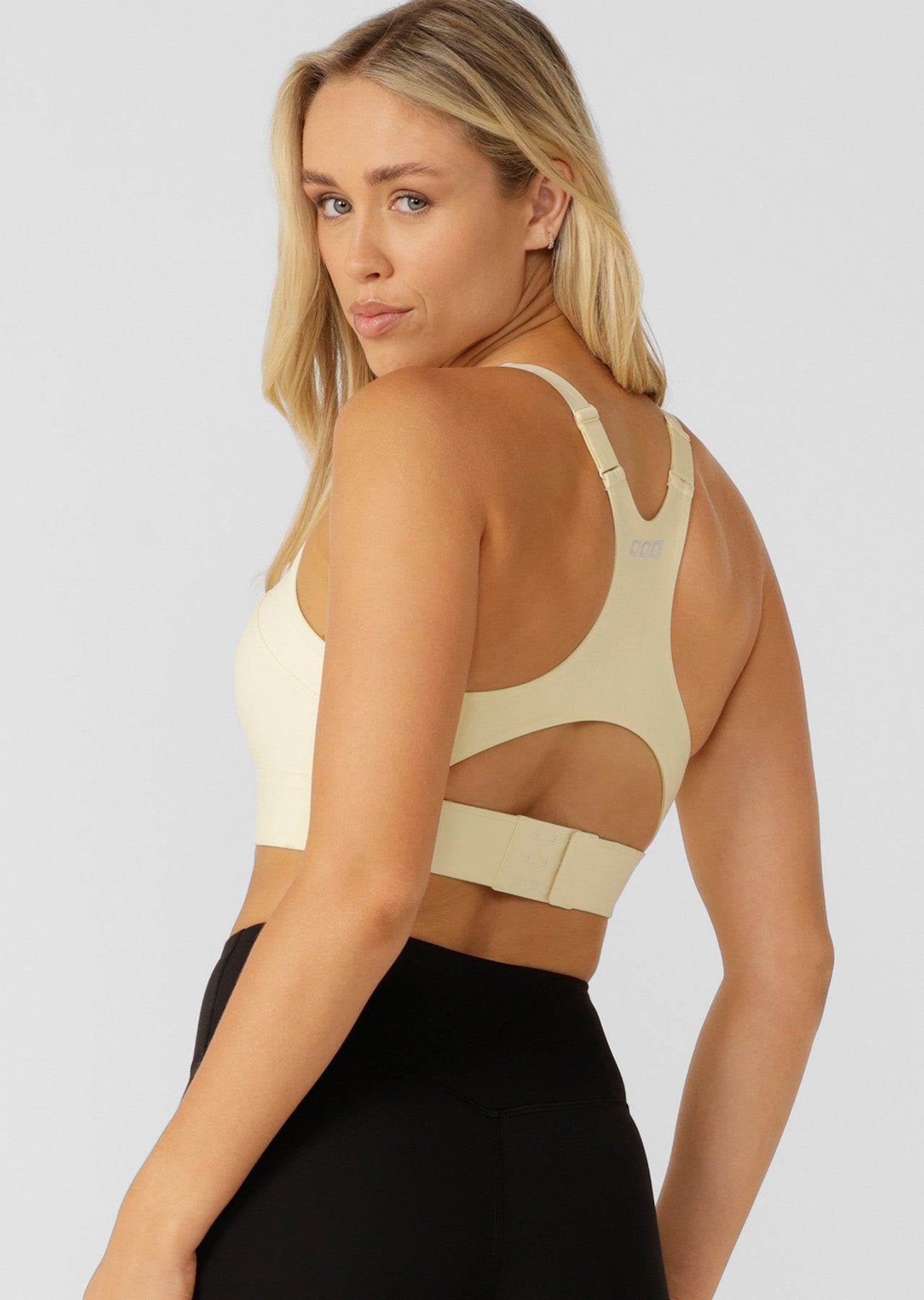 Lorna Jane Asset Sports Bra - Lemon Cream