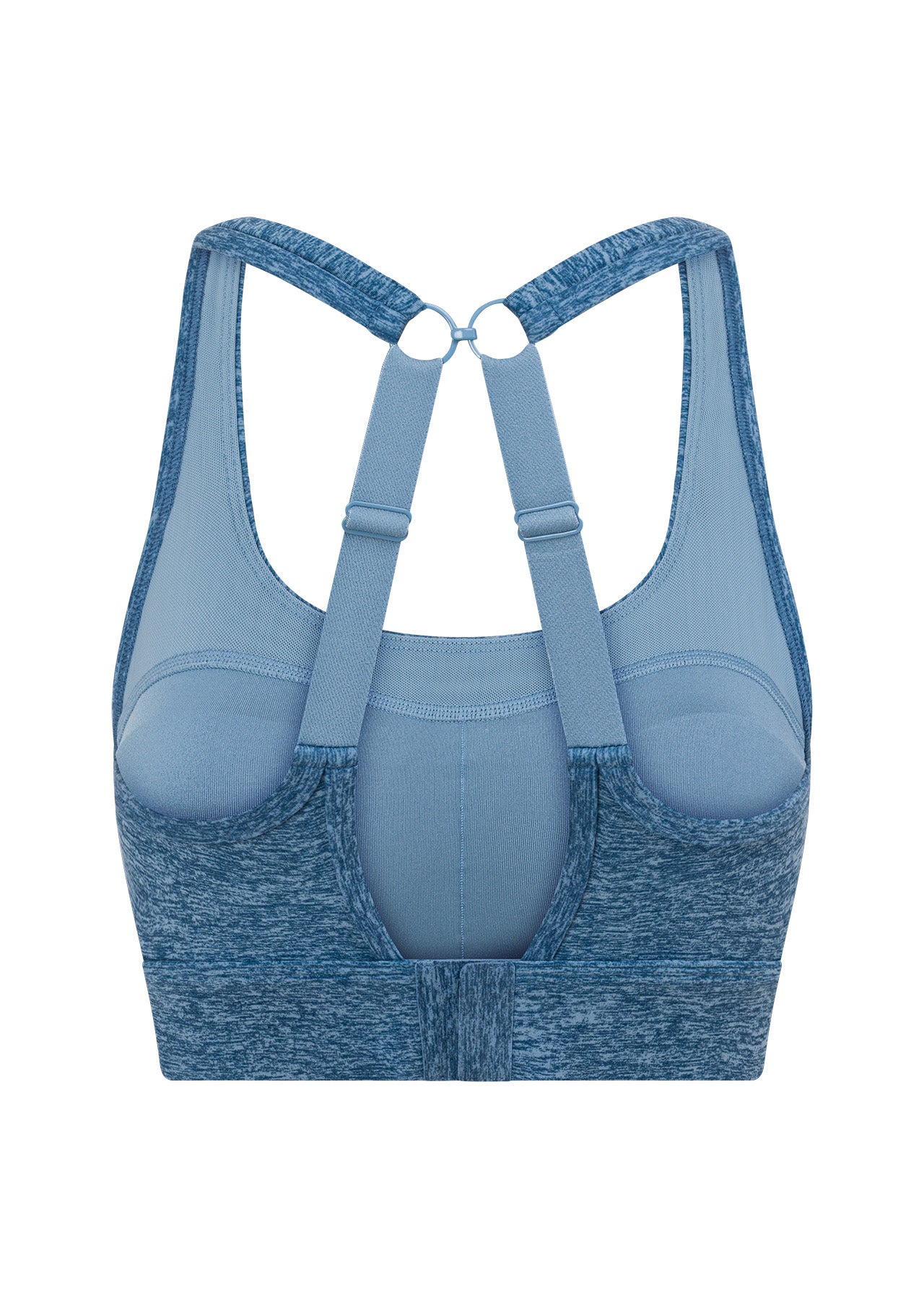 Lorna Jane Amy Maximum Support Sports Bra - Washed Out Blue Marl Print