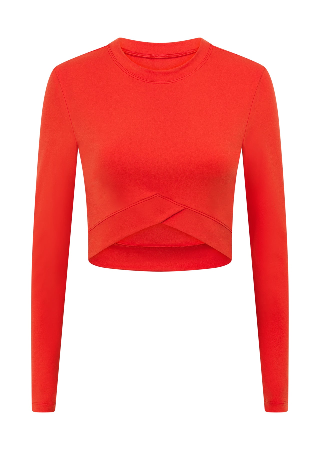 Lorna Jane Victorious Active Long Sleeve Top - Hot Tomato