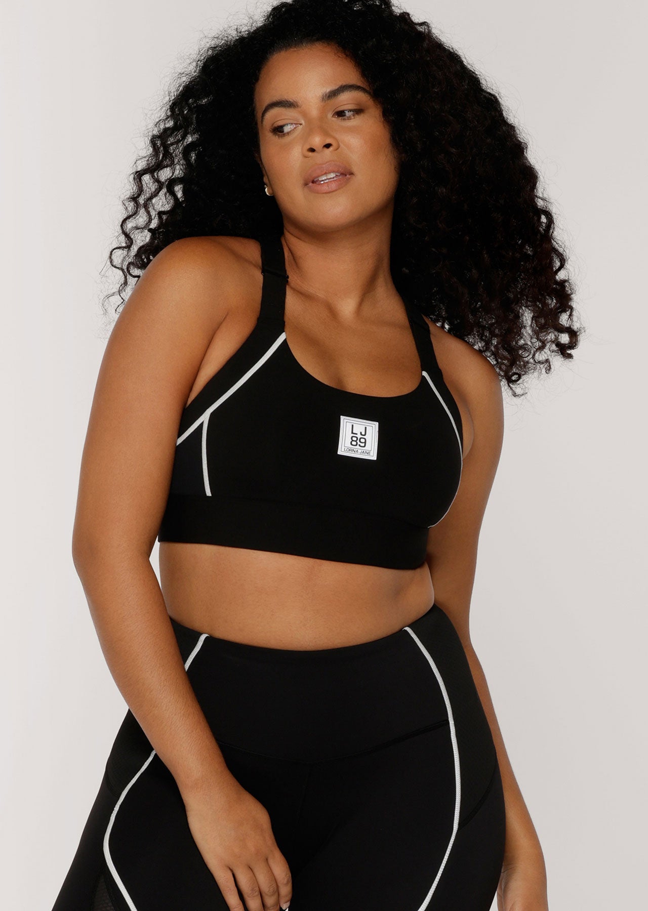 Lorna Jane Aero Max Support Sports Bra - Black