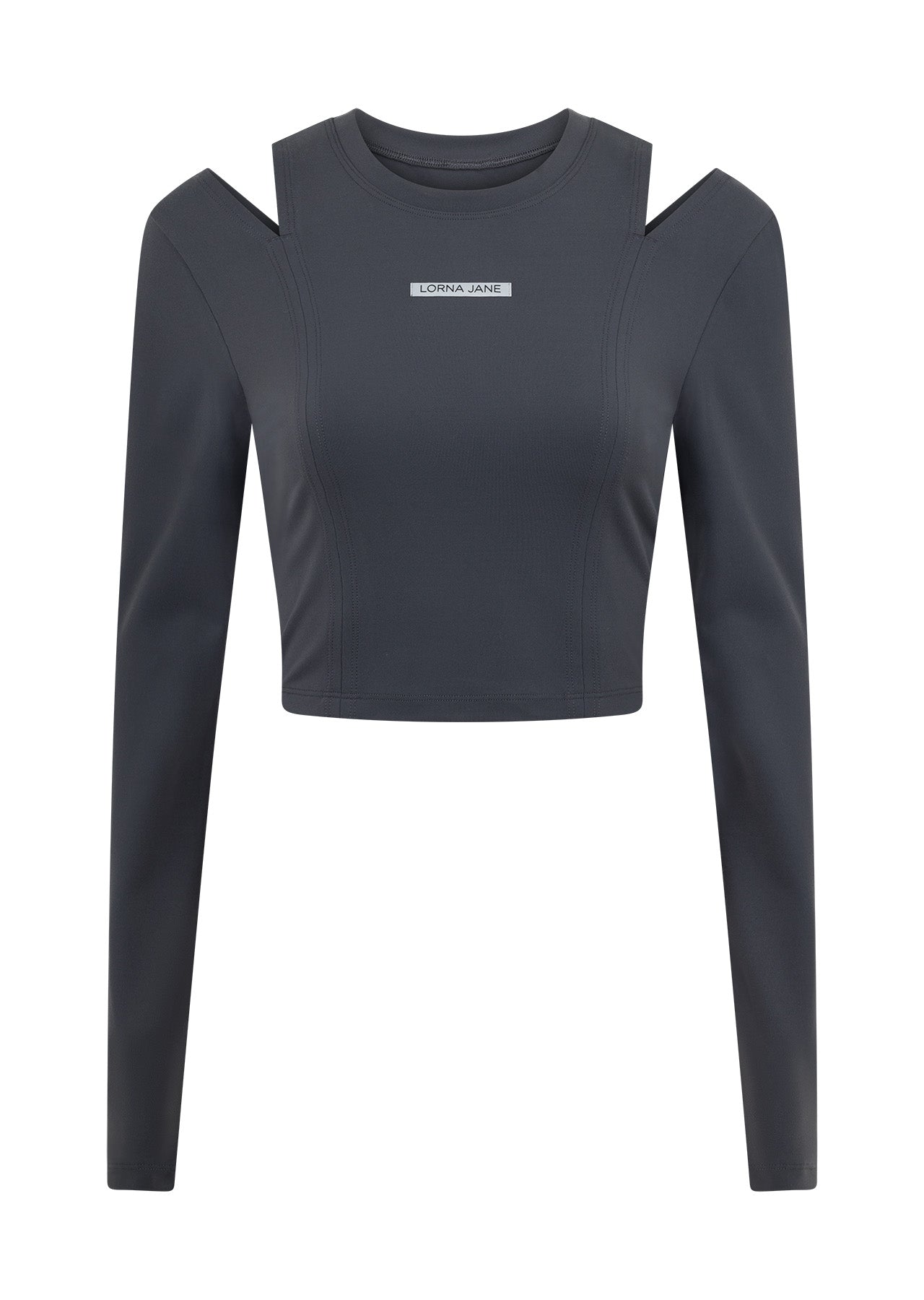 Lorna Jane Aloe Vera Long Sleeve Top - Titanium