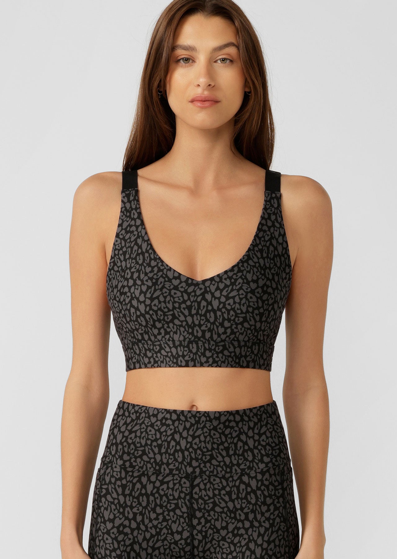 Lorna Jane Amy Sports Bra - Incognito Animal Print