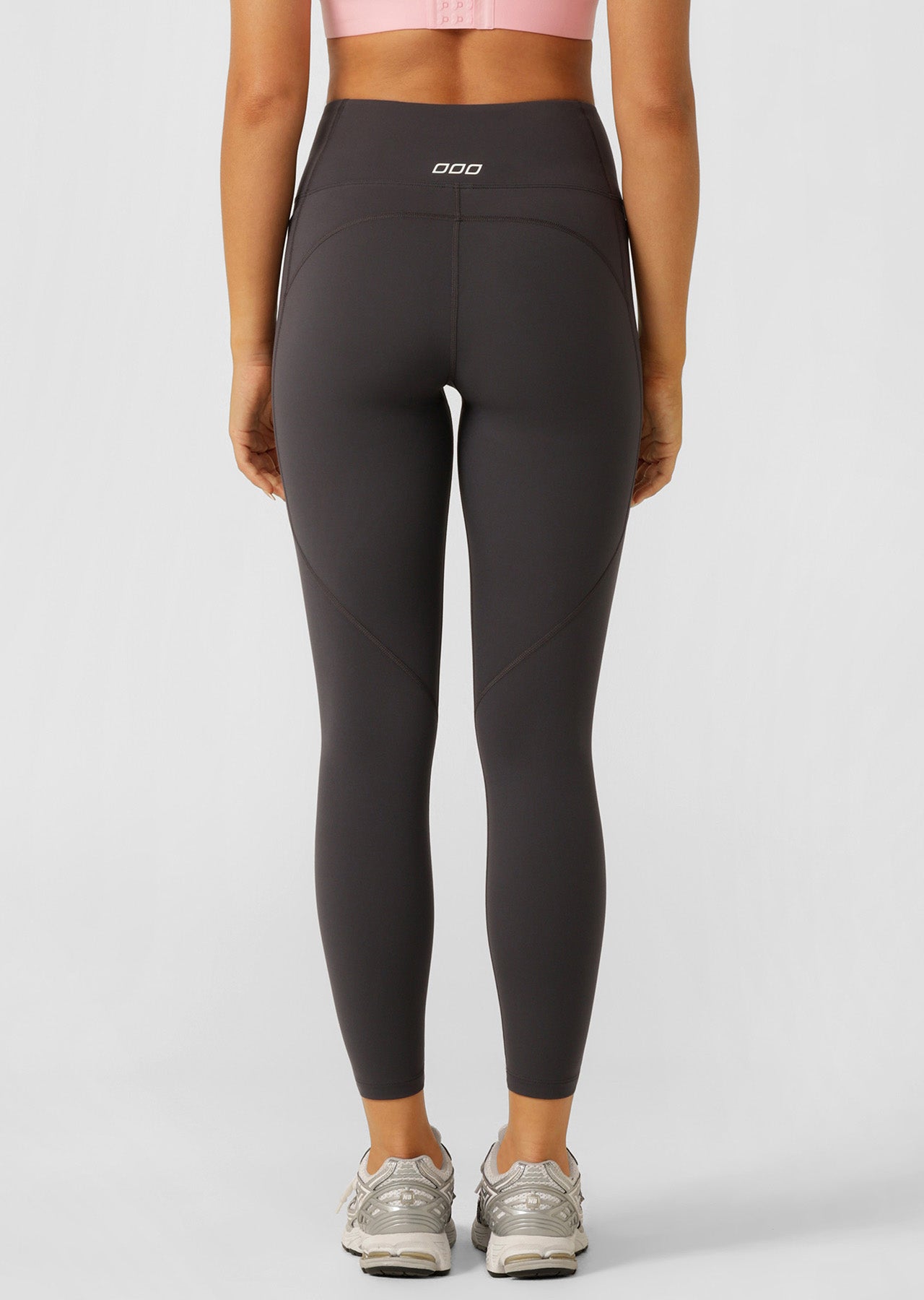 Lorna Jane Amy No Ride Phone Pocket Ankle Biter Tech Leggings - Dark Titanium