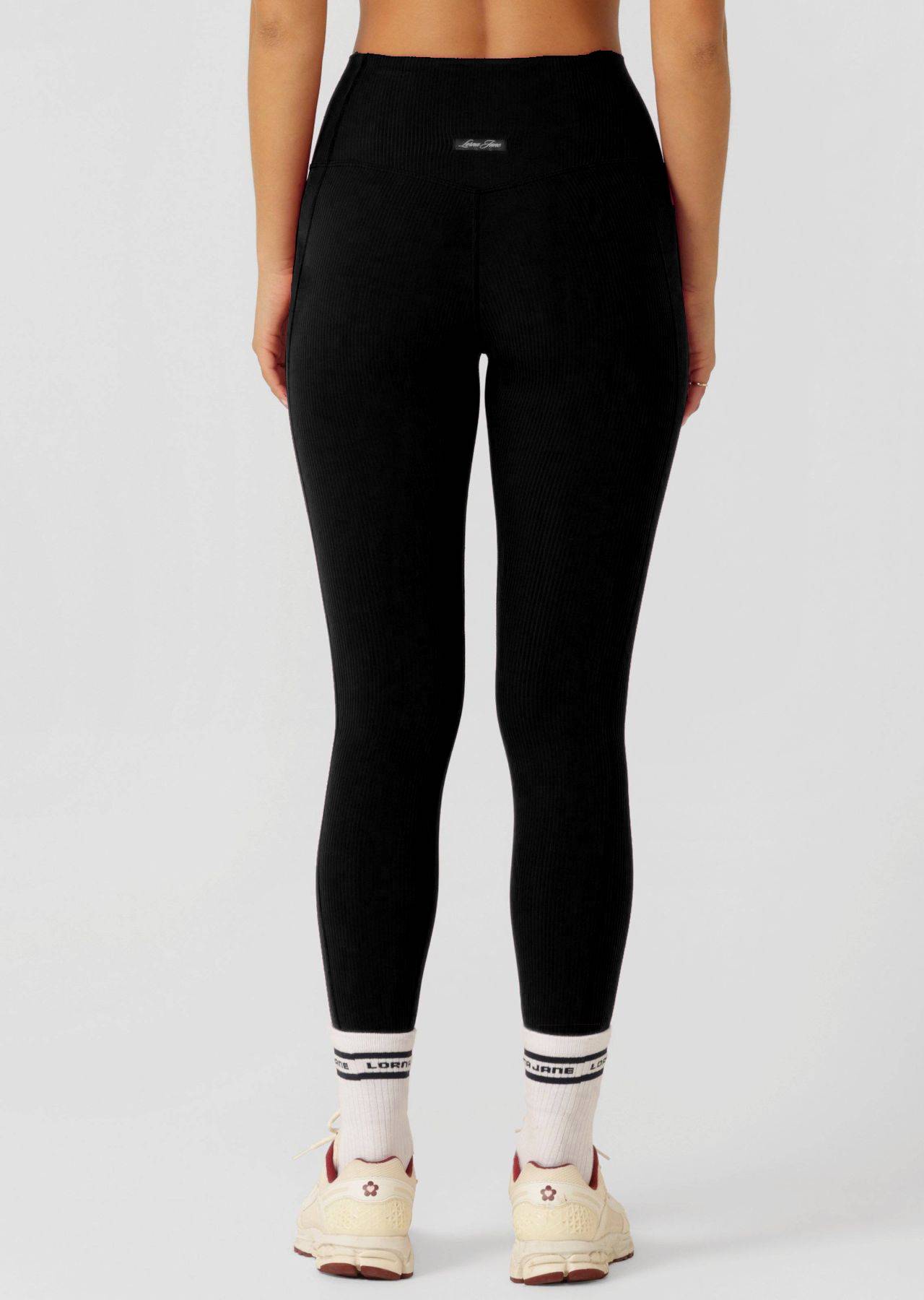 Lorna Jane Irresistible Rib Full Length Leggings - Black