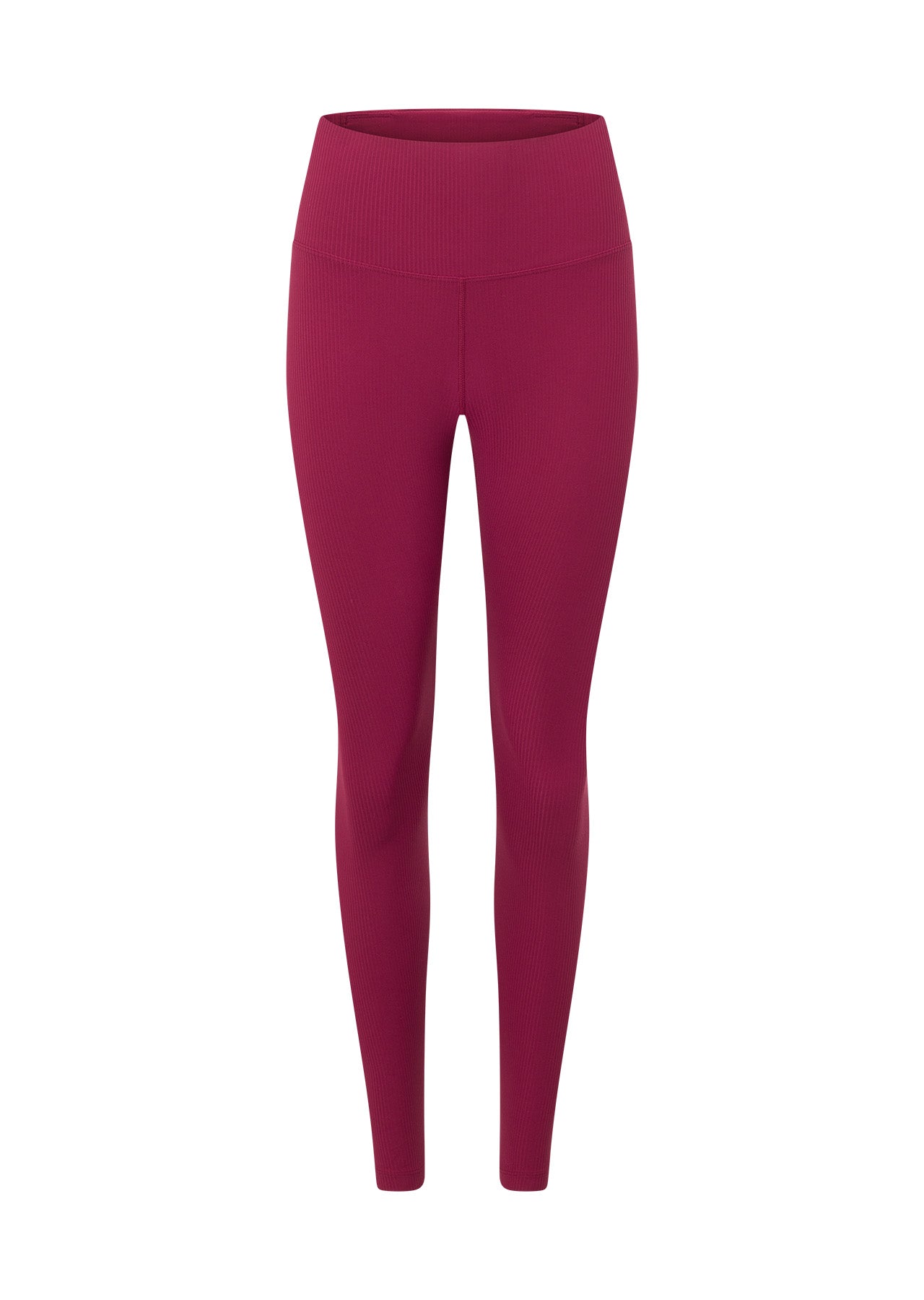 Lorna Jane Irresistible Rib Full Length Leggings - Berry Red