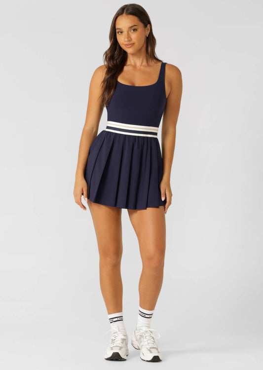 Lorna Jane Match Point Active Dress - French Navy